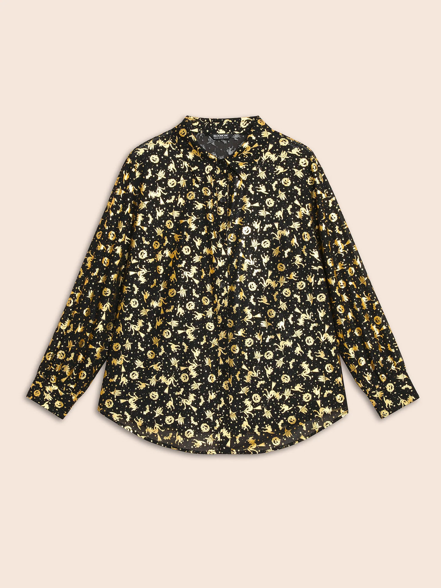 Hot Stamped Golden Gleam Shirt - Image 7