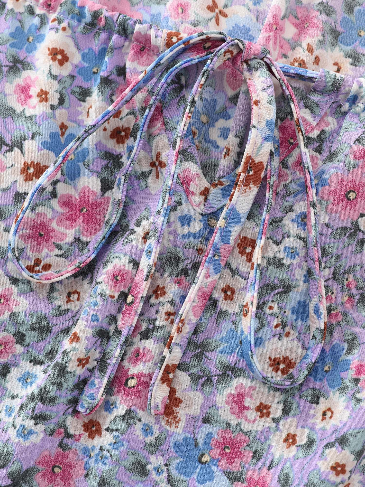 In Bloom Cinched-Waist Midi Dress - Image 5