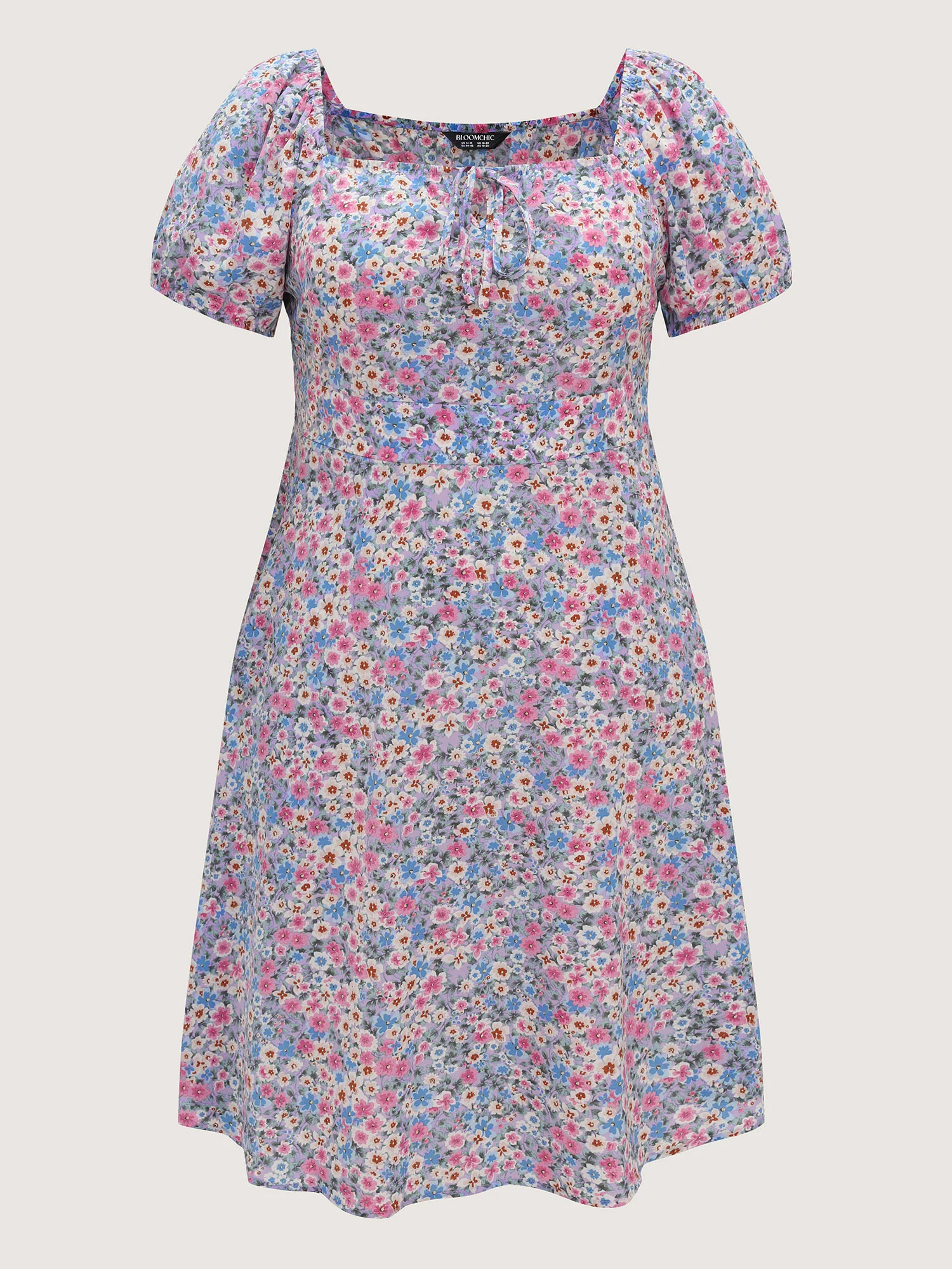In Bloom Cinched-Waist Midi Dress - Image 7