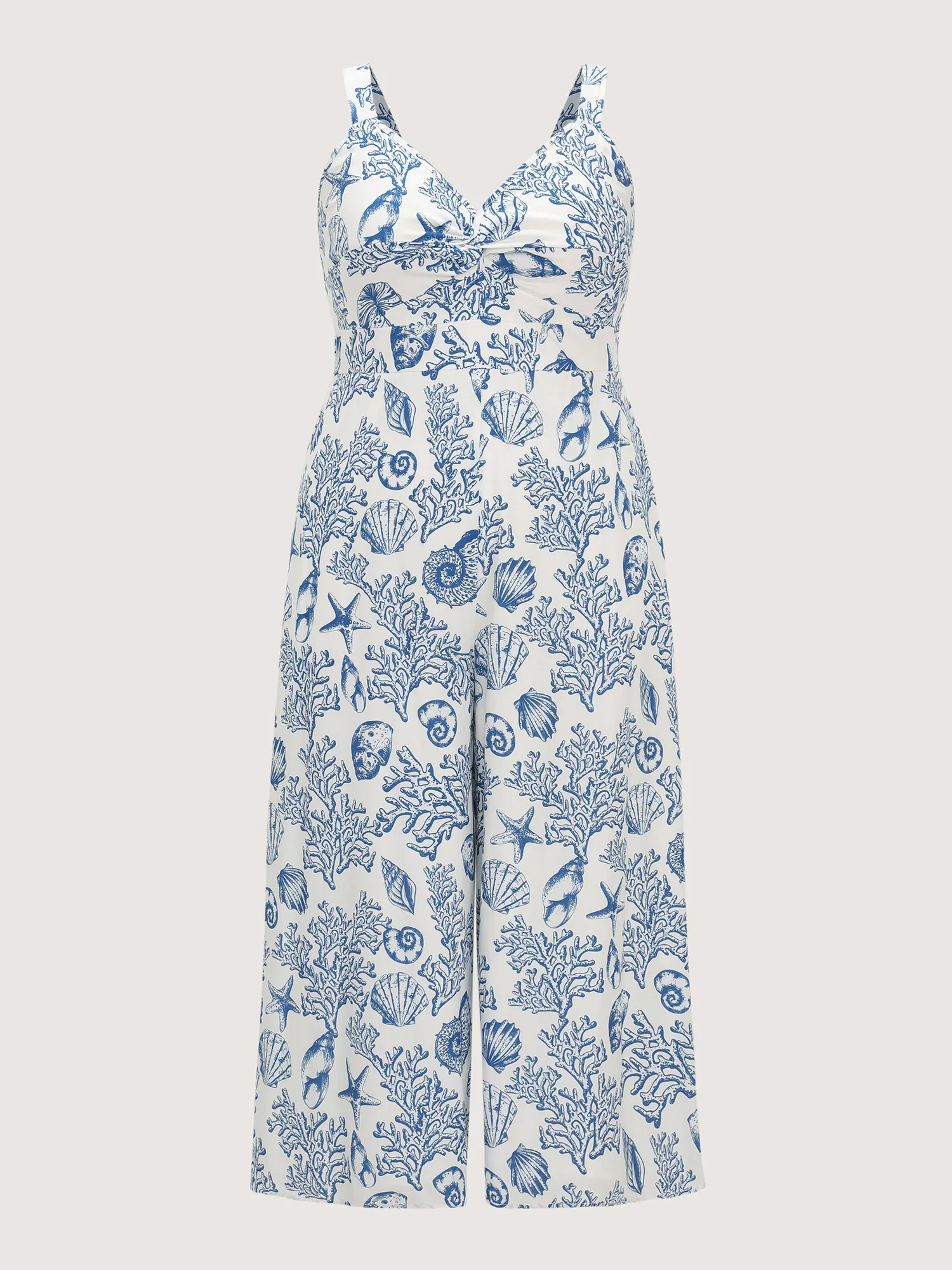 Island Escape Twist Front Wide-Leg Jumpsuit - Image 7