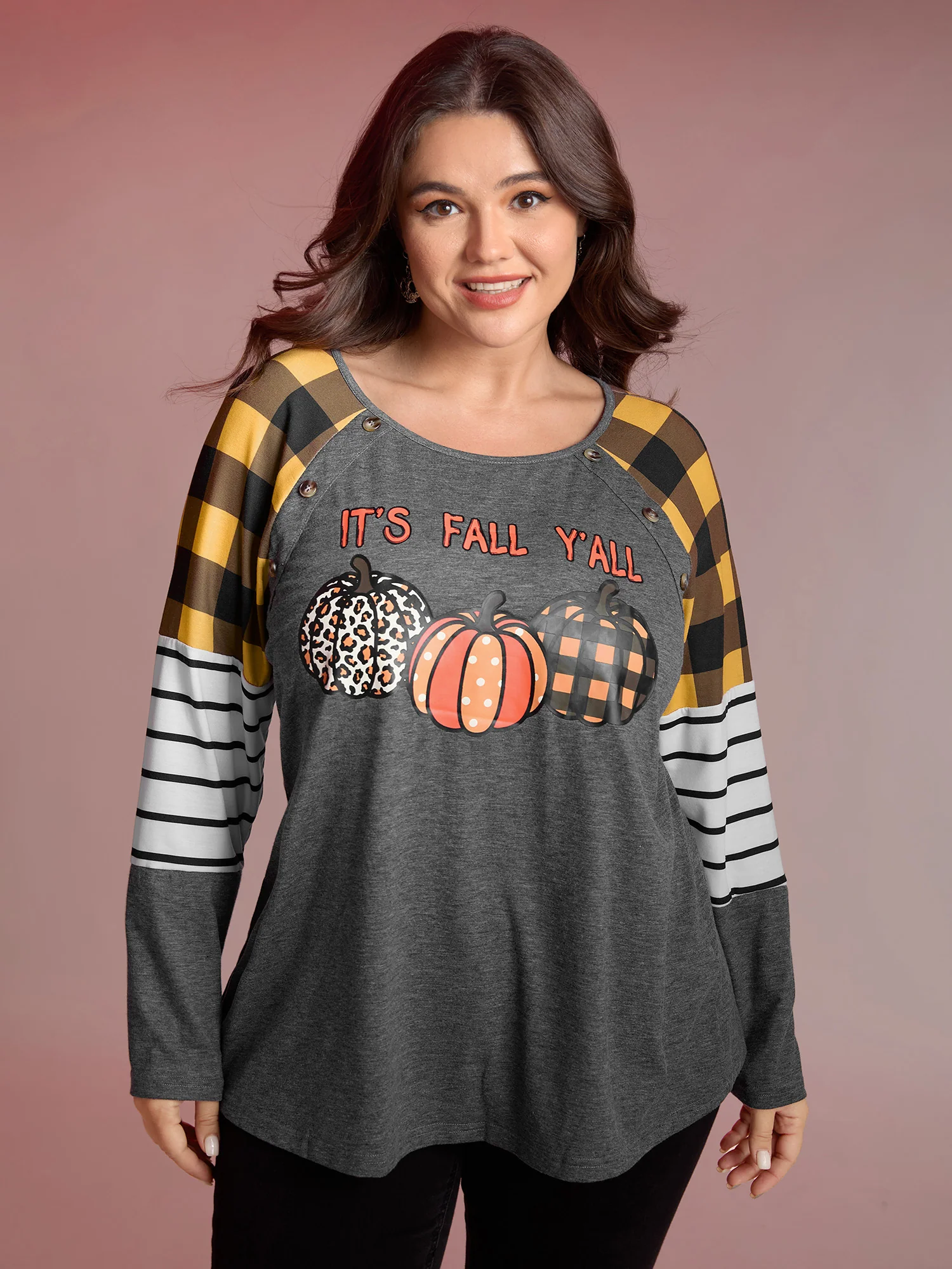 It's Fall Y'all Print T-Shirt - Image 2