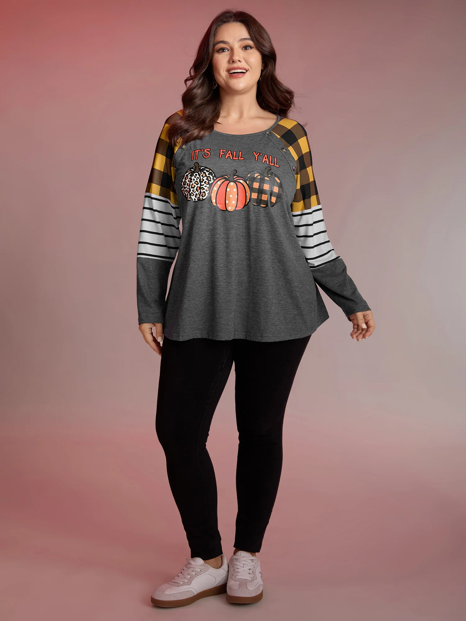 It's Fall Y'all Print T-Shirt - Image 3