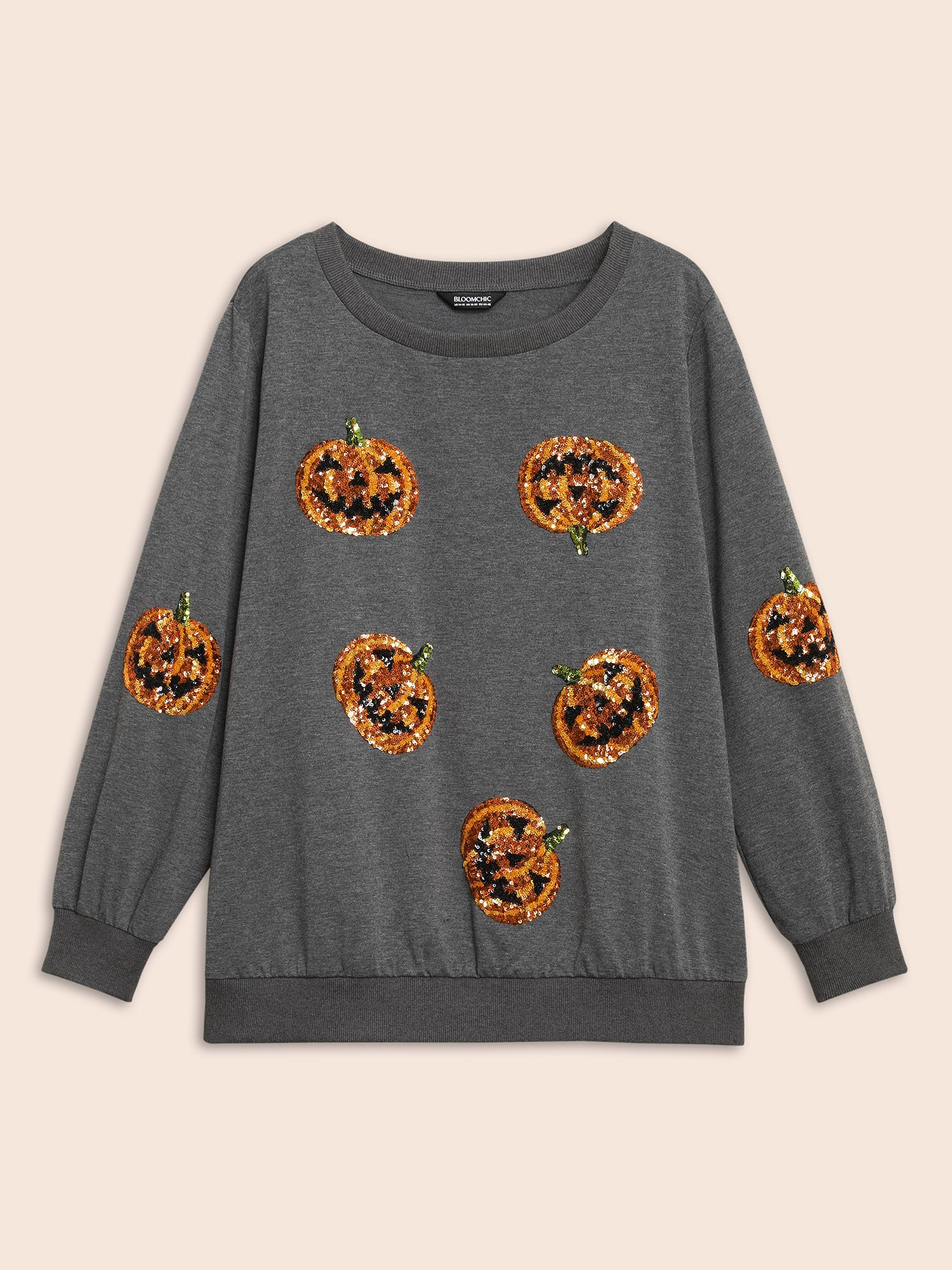 Jack-O-Lantern Sequin Sweatshirt - Image 9