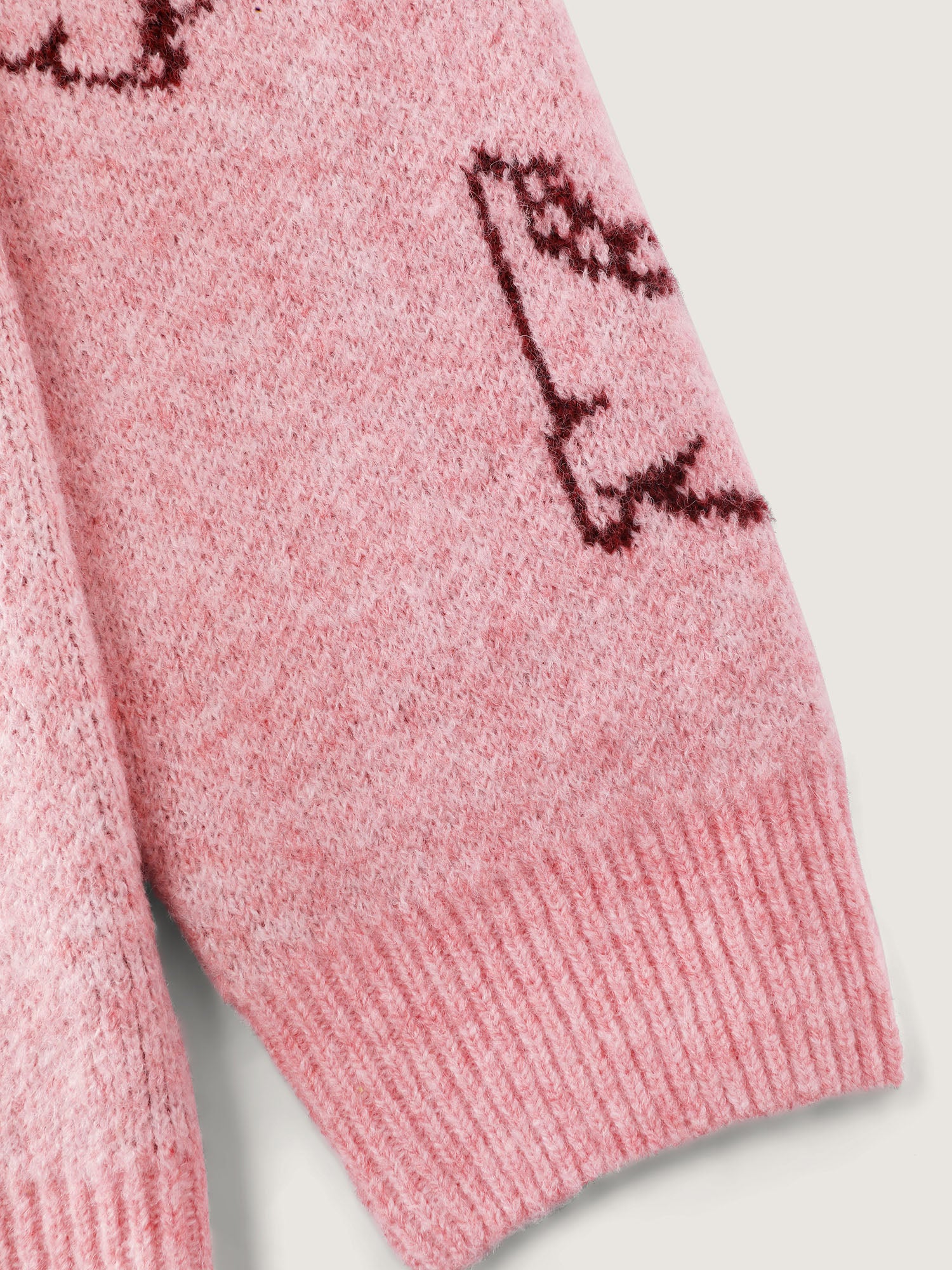 Jacquard Dinosaur Print Knit Cardigan - Image 12