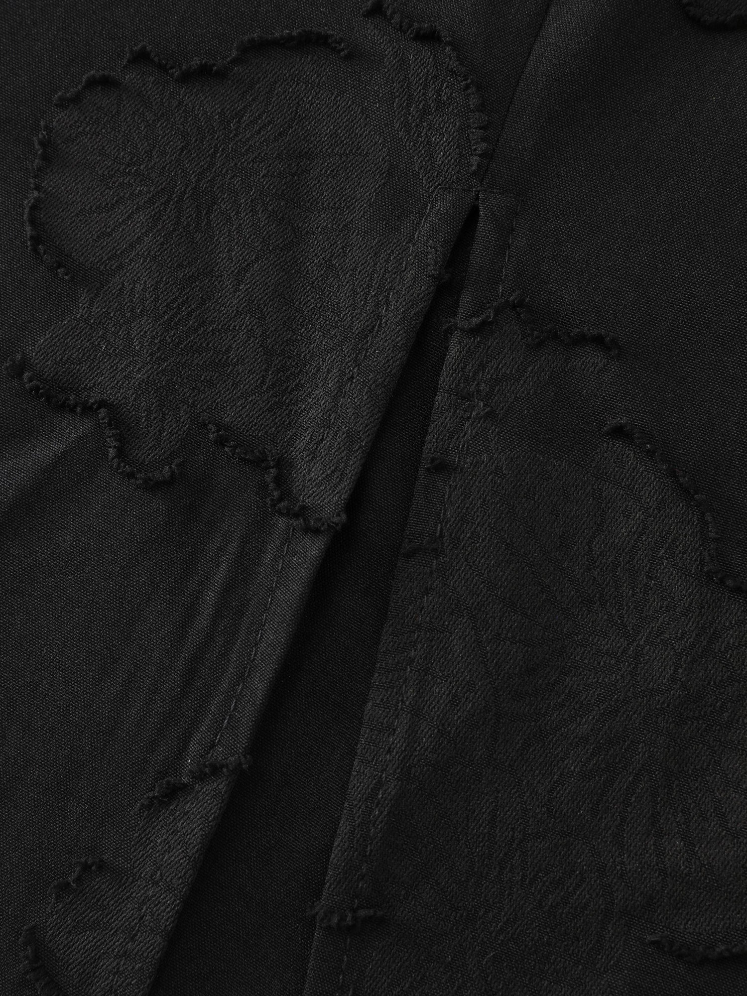 Jacquard Pockets Slit Shirred Back Midi Dress - Image 6