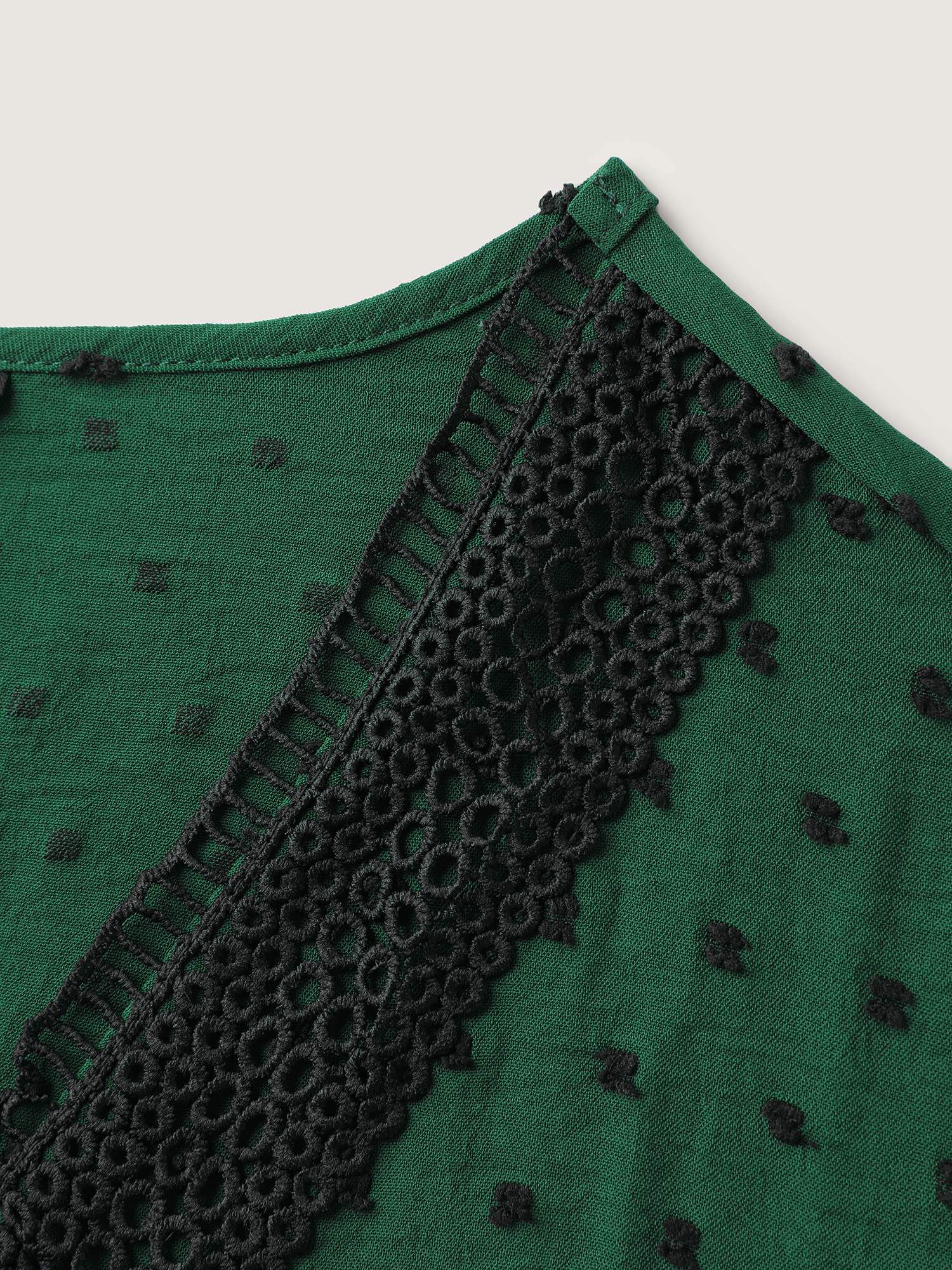 Jacquard Stretchy Waist Tiered Midi Dress - Image 5