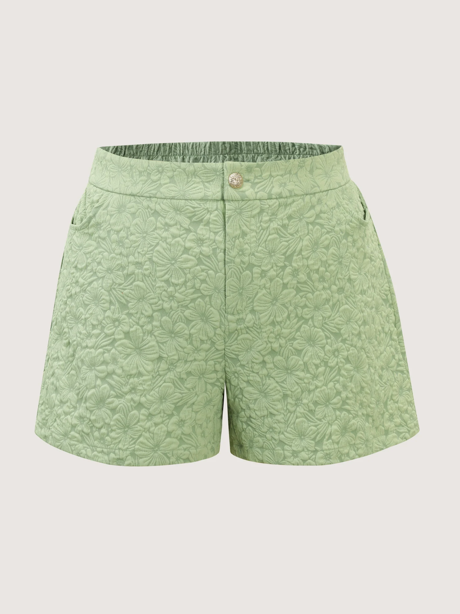 Jacquard Textured Wide Leg Shorts - Image 9