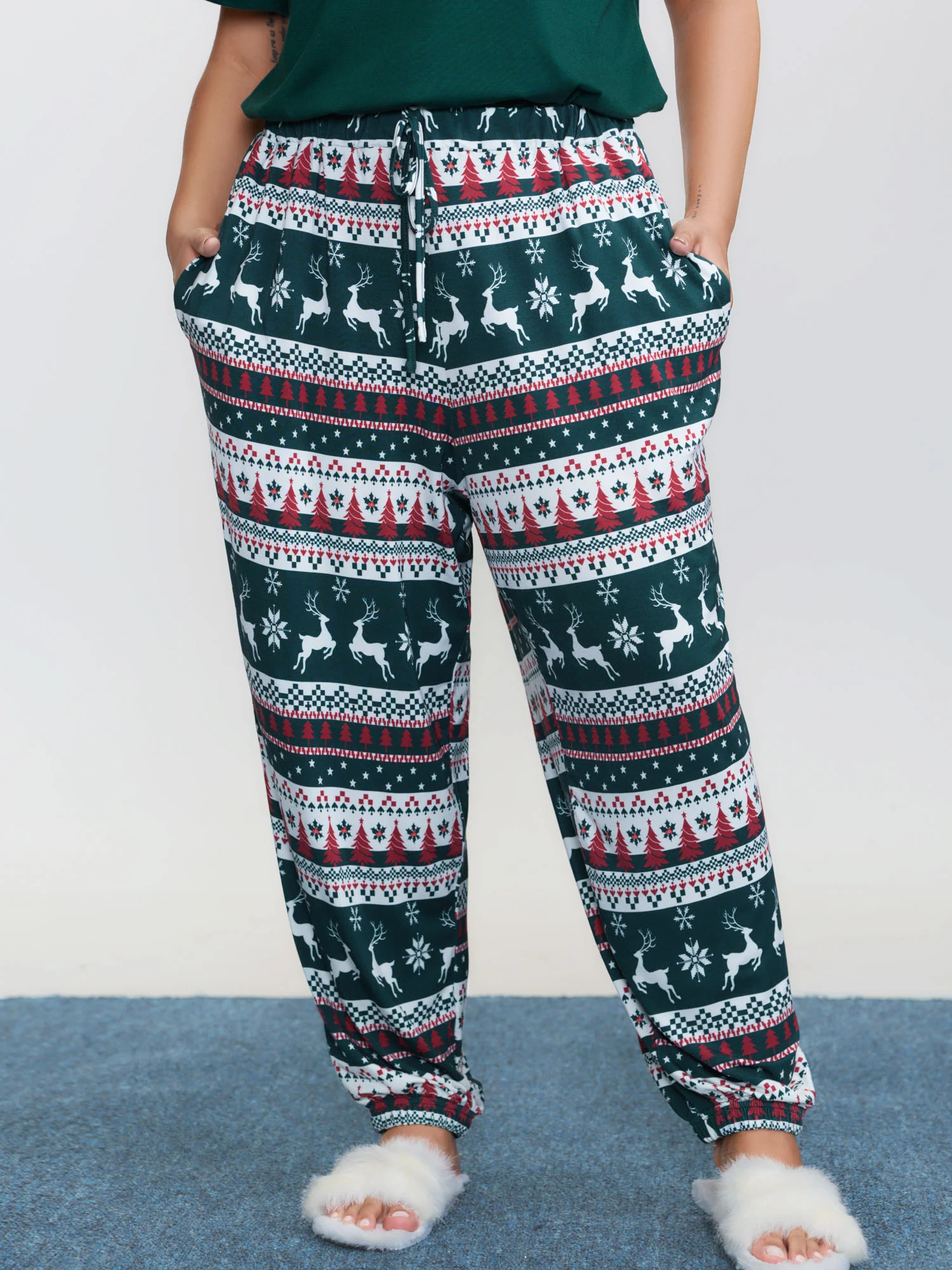 Joyful Holidays Stretchy Loungewear Set - Image 4