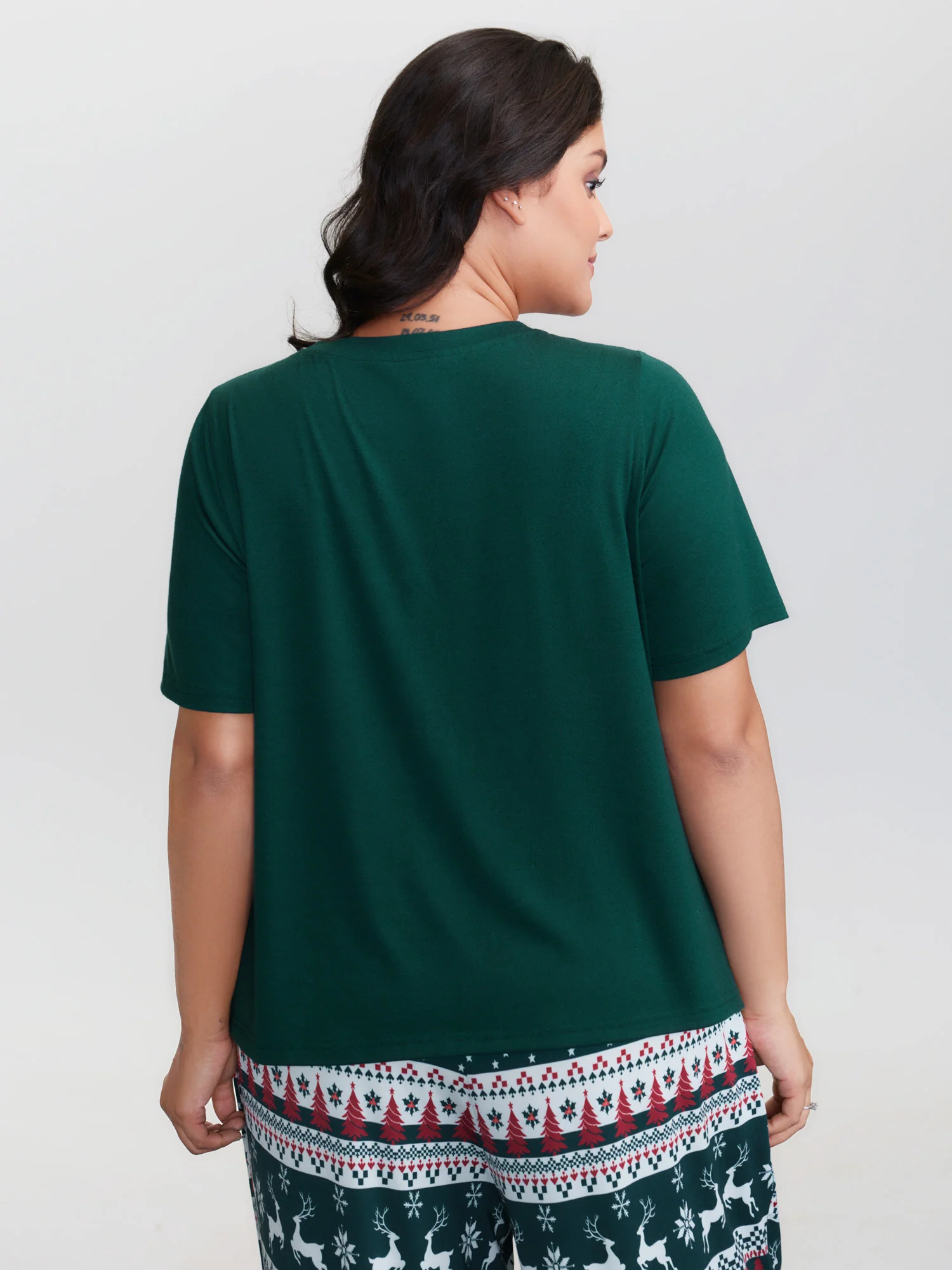 Joyful Holidays Stretchy Loungewear Set - Image 5
