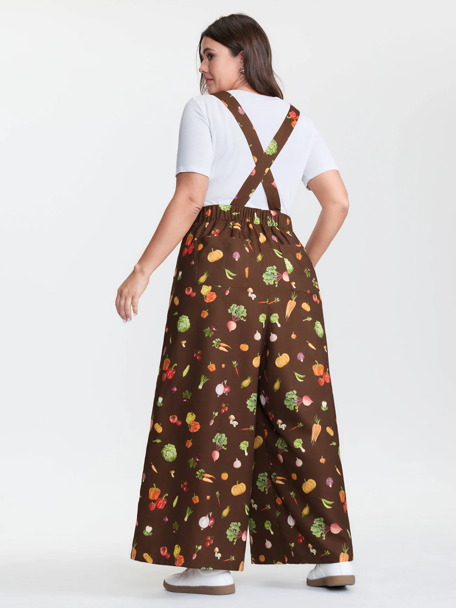 Juicy Fruity Print Adjustable Overall Jumpsuit - Image 4