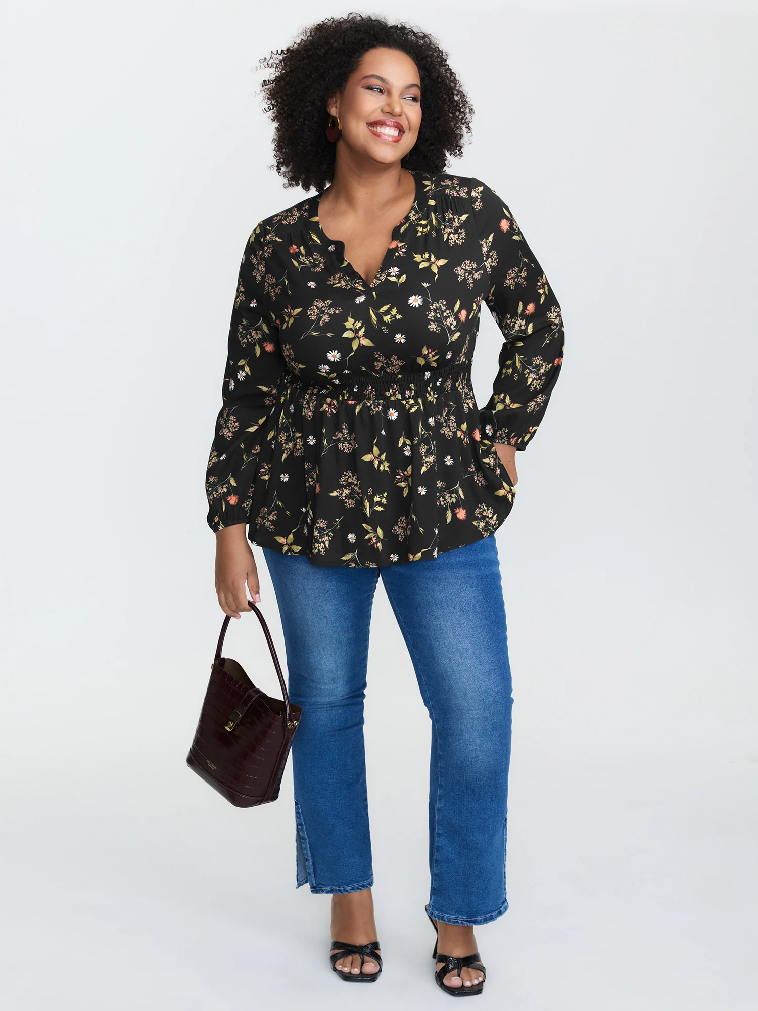 Keep it Floral Flowy Blouse - Image 3