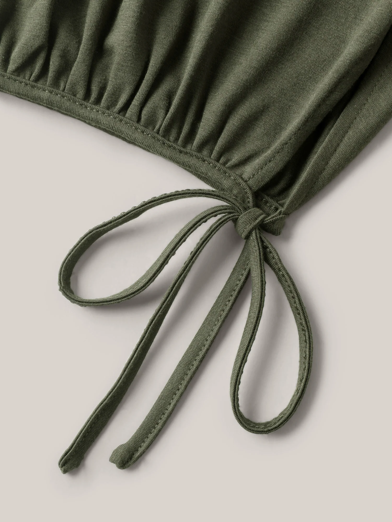 Keyhole Hem Ties Jogger Pants - Image 8