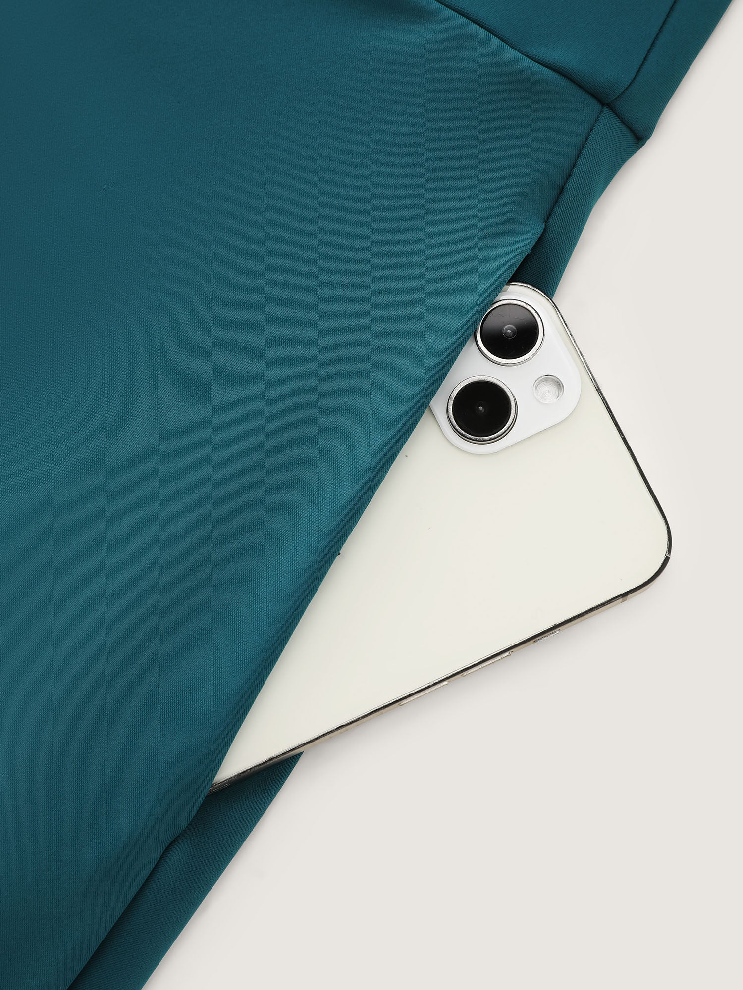 Keyhole Metal Detail Pockets Swim Dress - Image 9