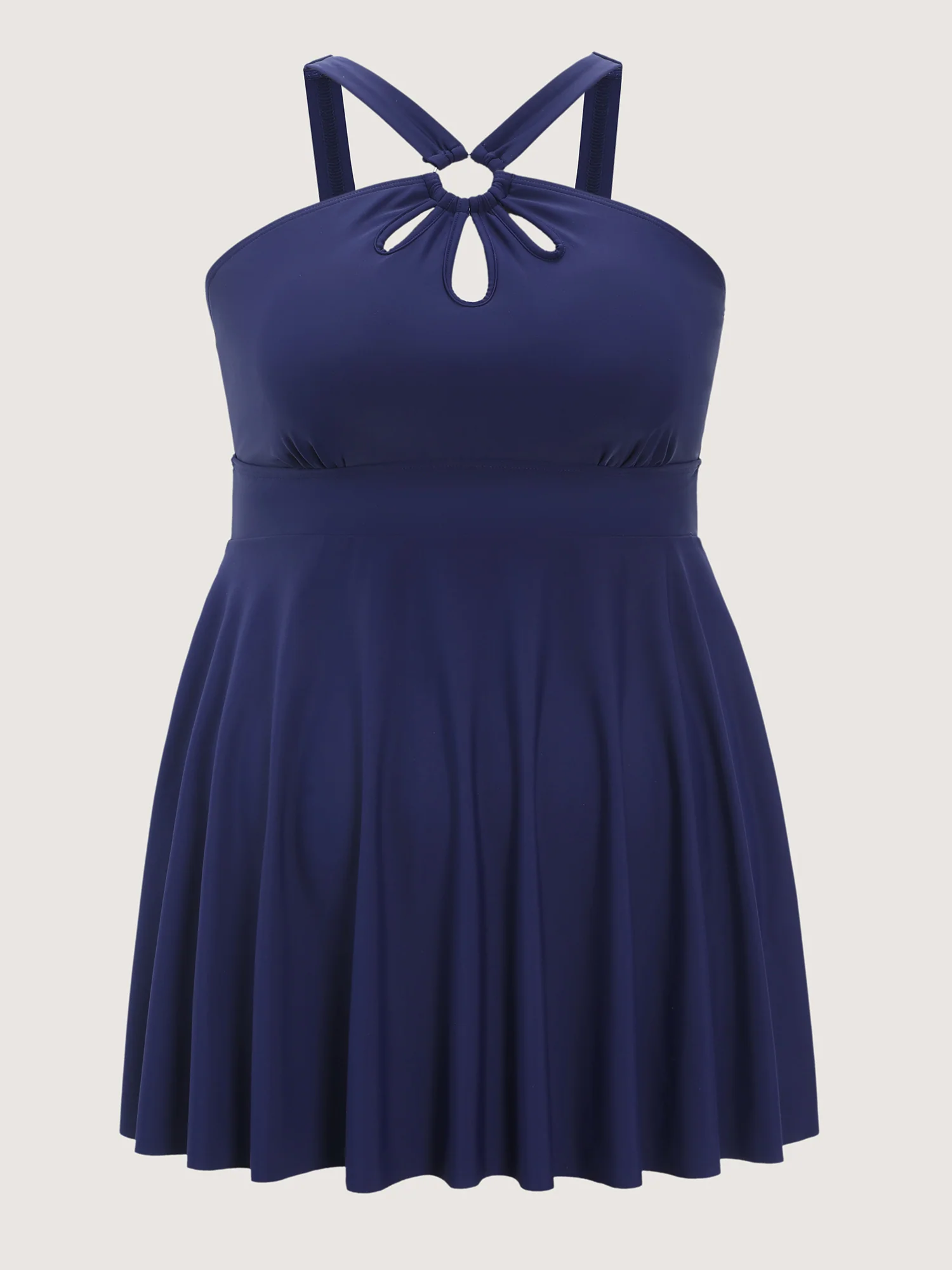 Keyhole Neckline Flowy Swim Dress - Image 9