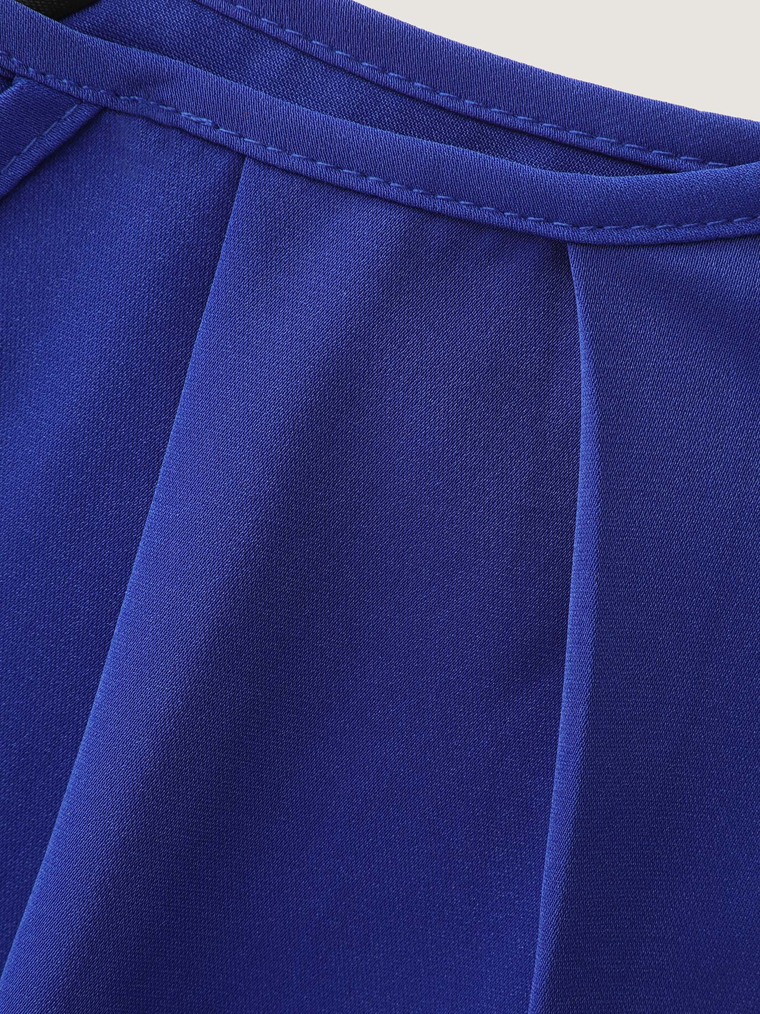 Keyhole Neckline Pleated A-Line Tank Top - Image 6