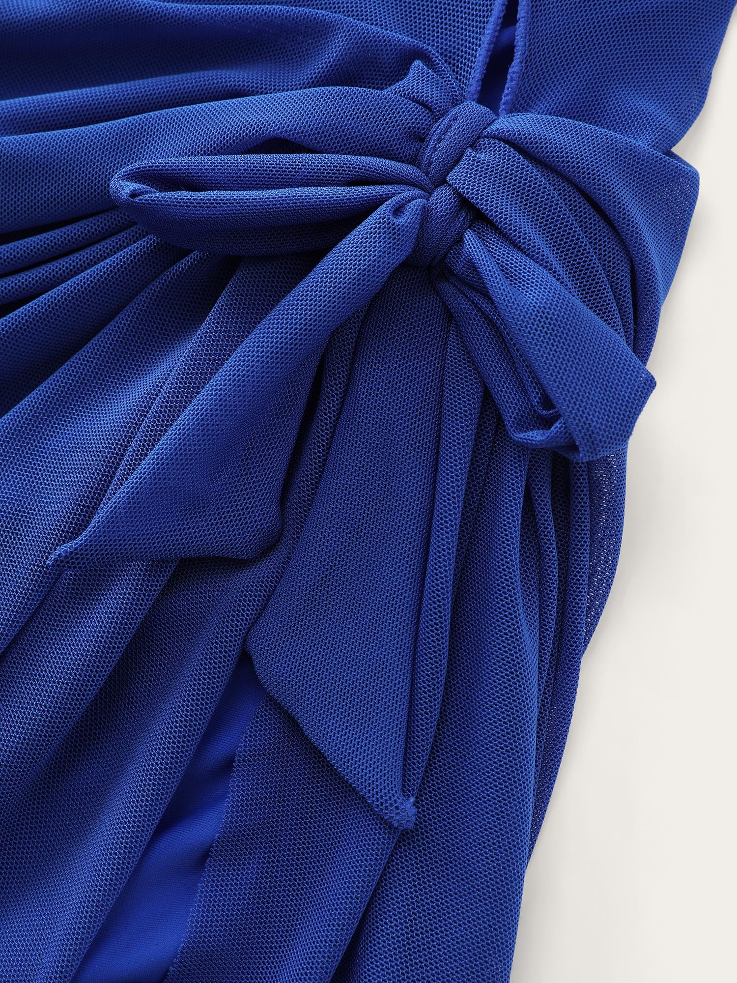 Keyhole Wrap Mesh Swim Dress - Image 7