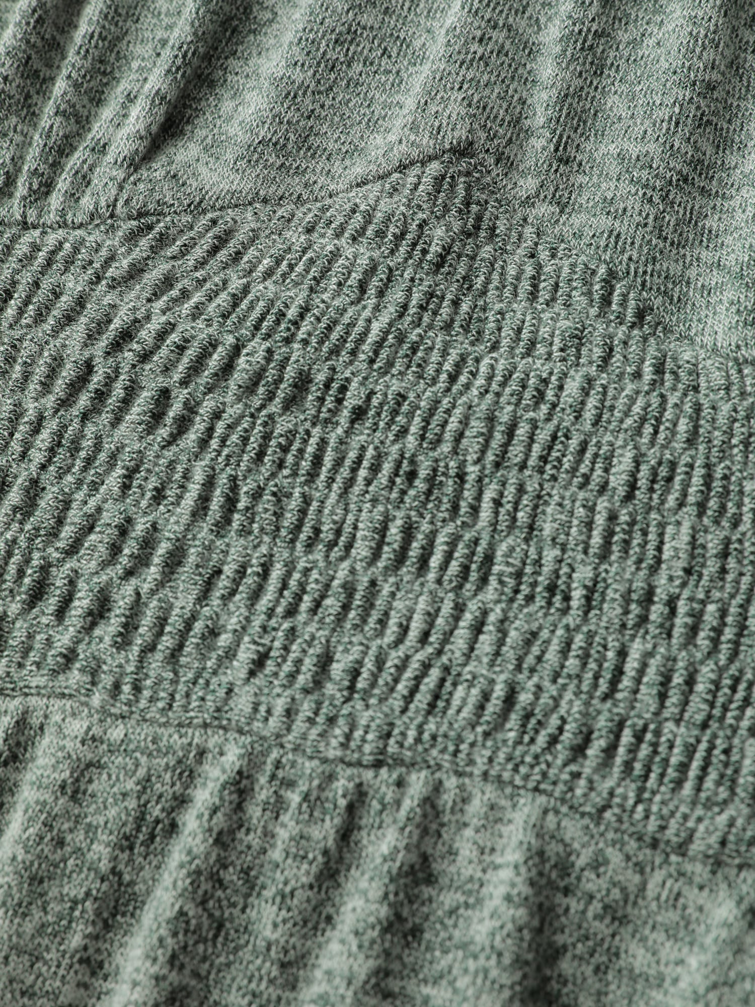 Knit Textured Stretchy Shirred Knee-Length Dress - Image 6