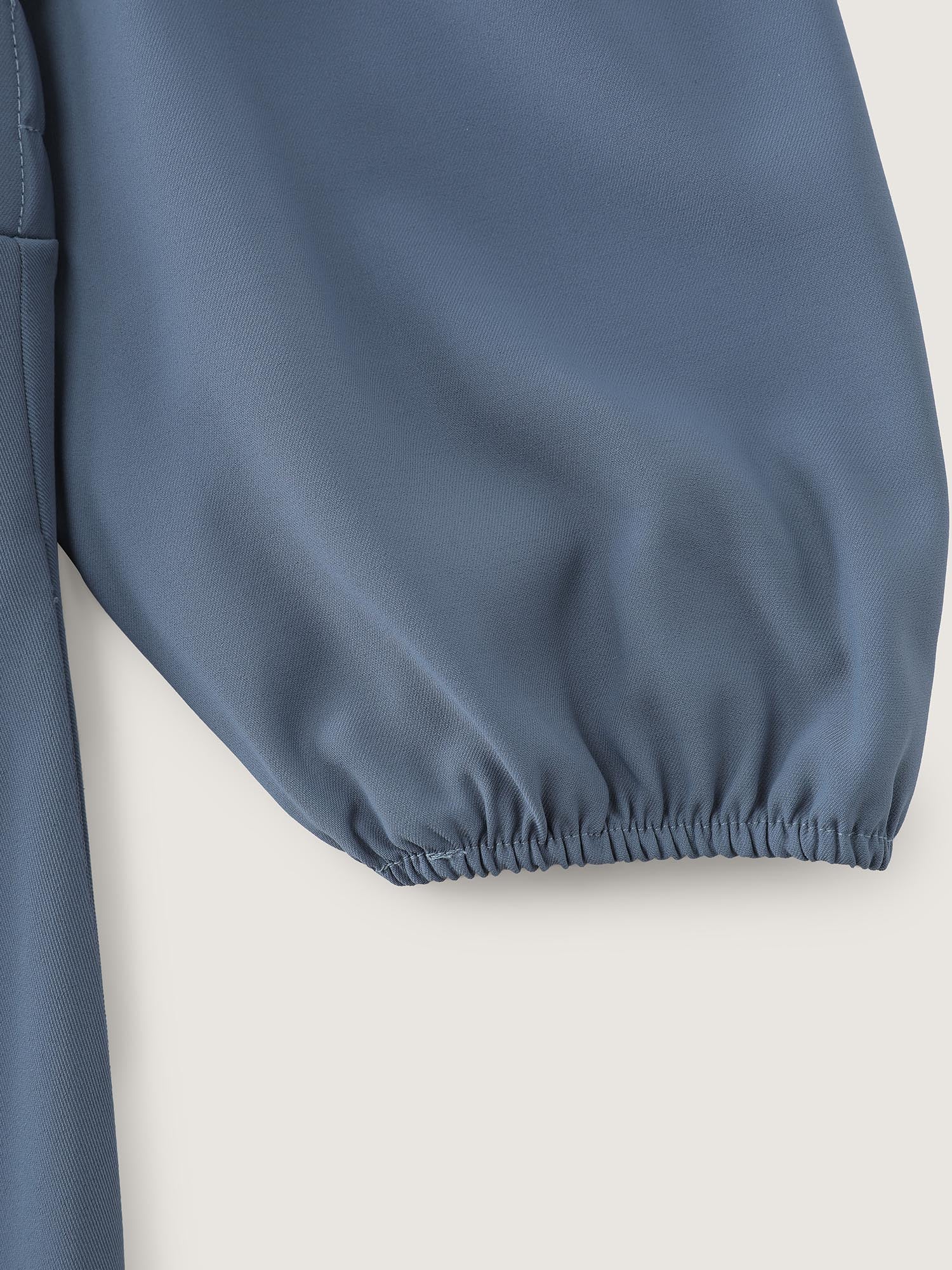 Knotted Front Placket Shirt Dress - Image 5