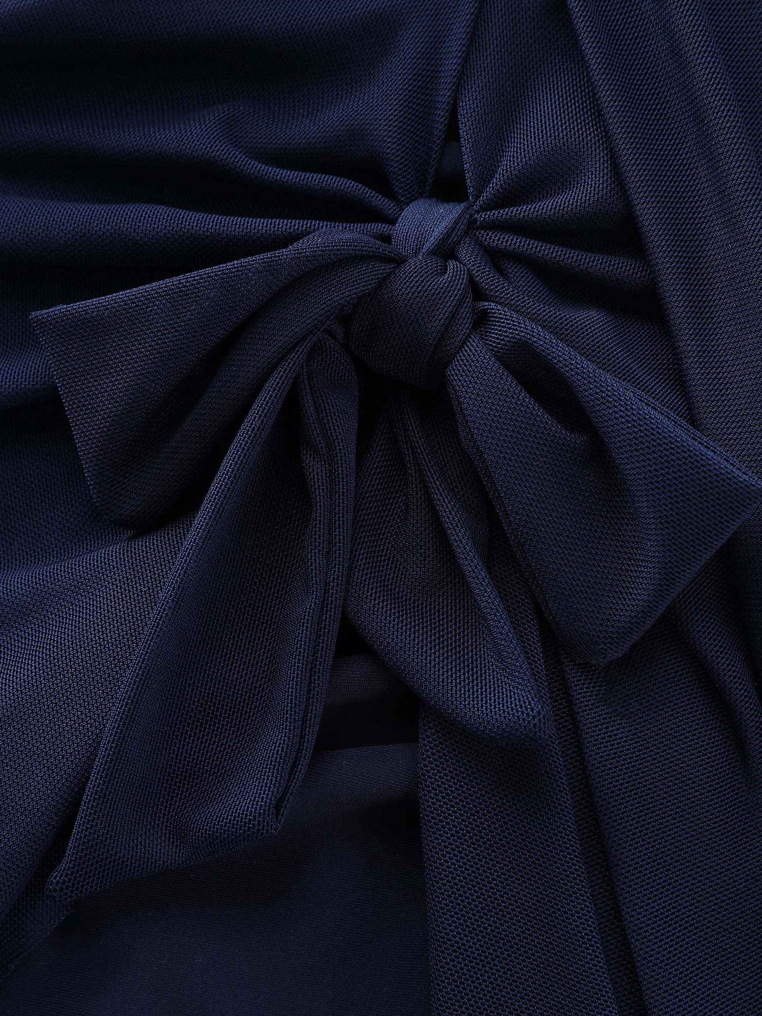 Knotted Hem Twist Front Swim Dress - Image 6