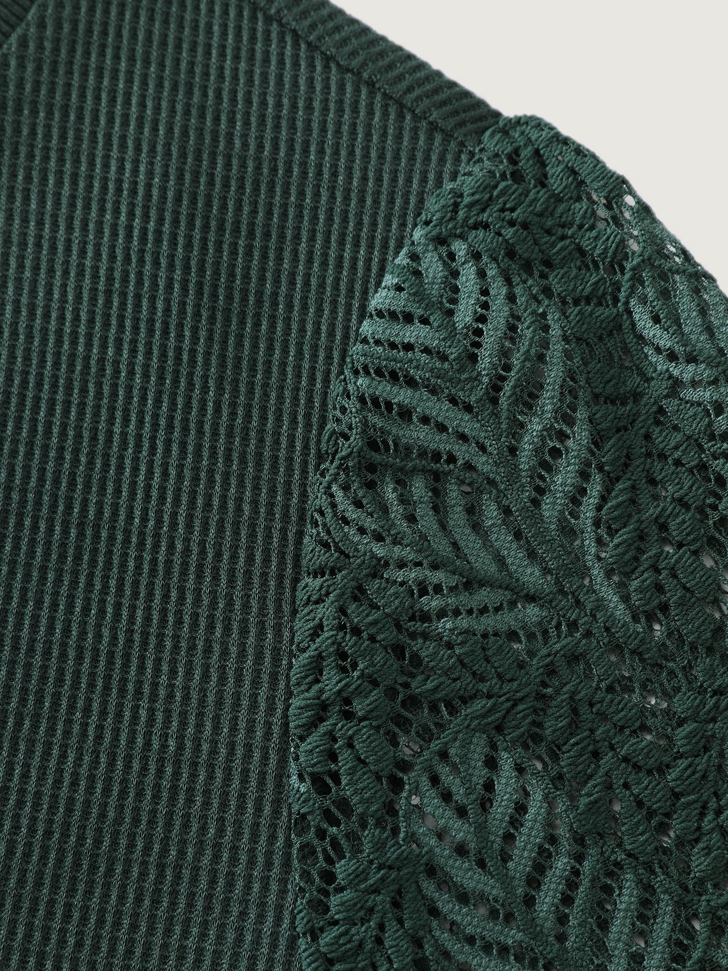 Lace Shirred Cuff Sleeve Sweatshirt - Image 6