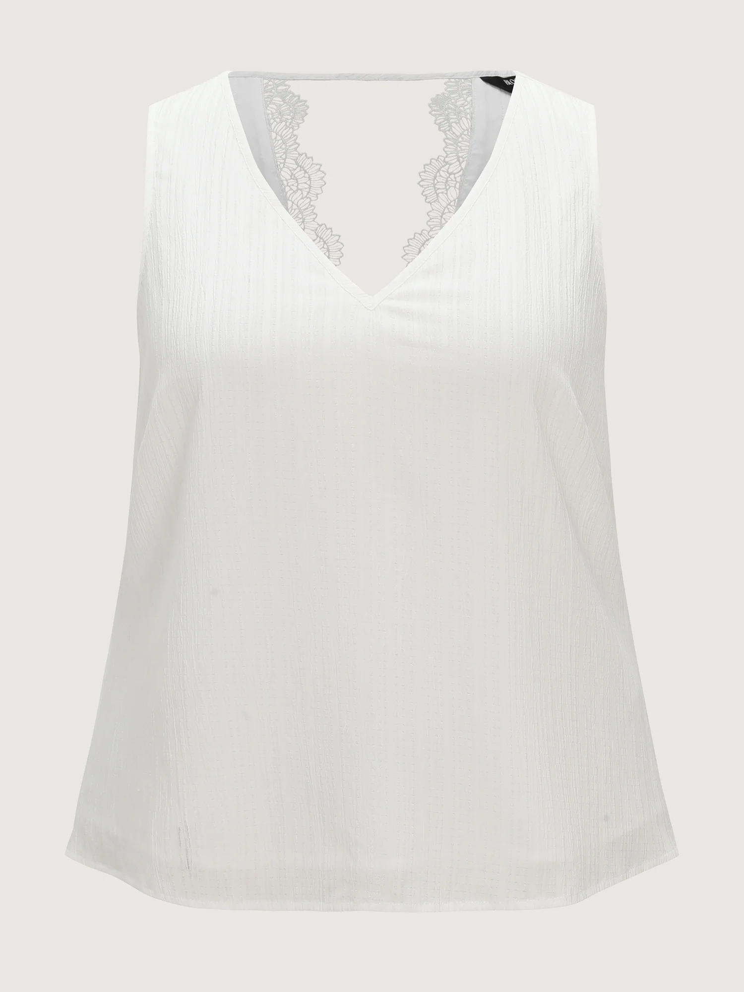 Lace Textured Sleeveless Blouse - Image 6