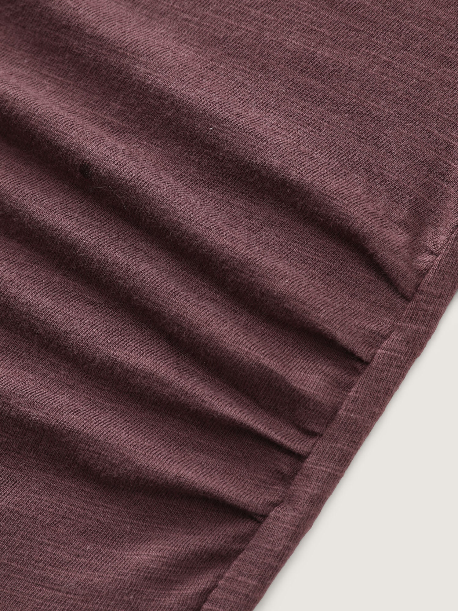 Lace Trim Plain Curvy Hem Knit Top - Image 8