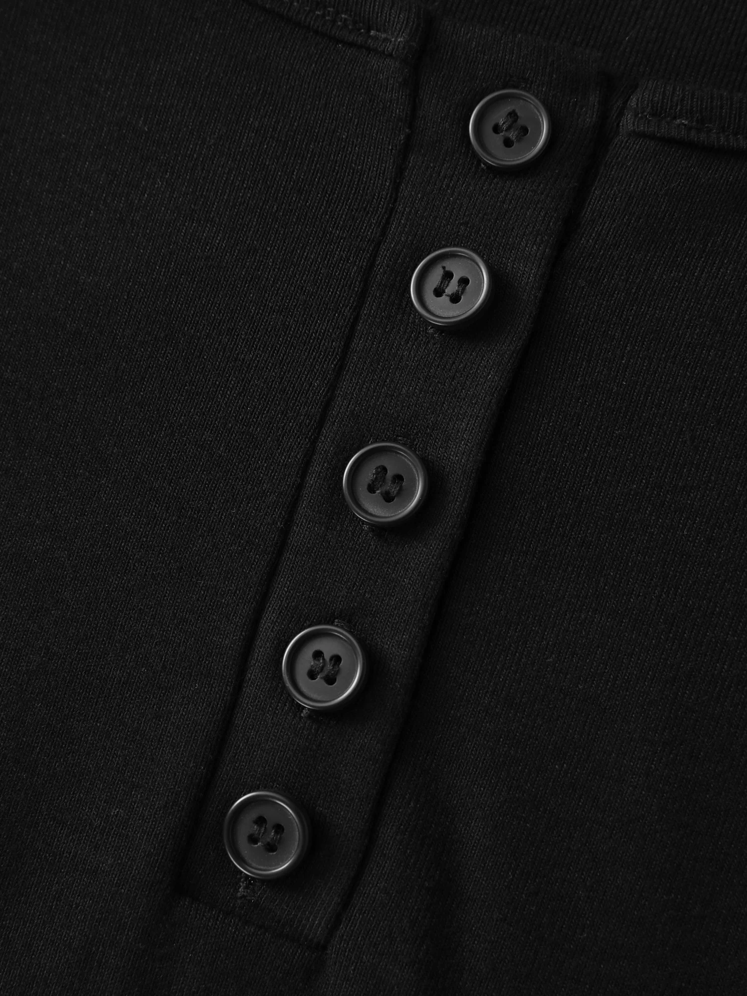 Lace Trim Sheer Button Placket Midi Dress - Image 7
