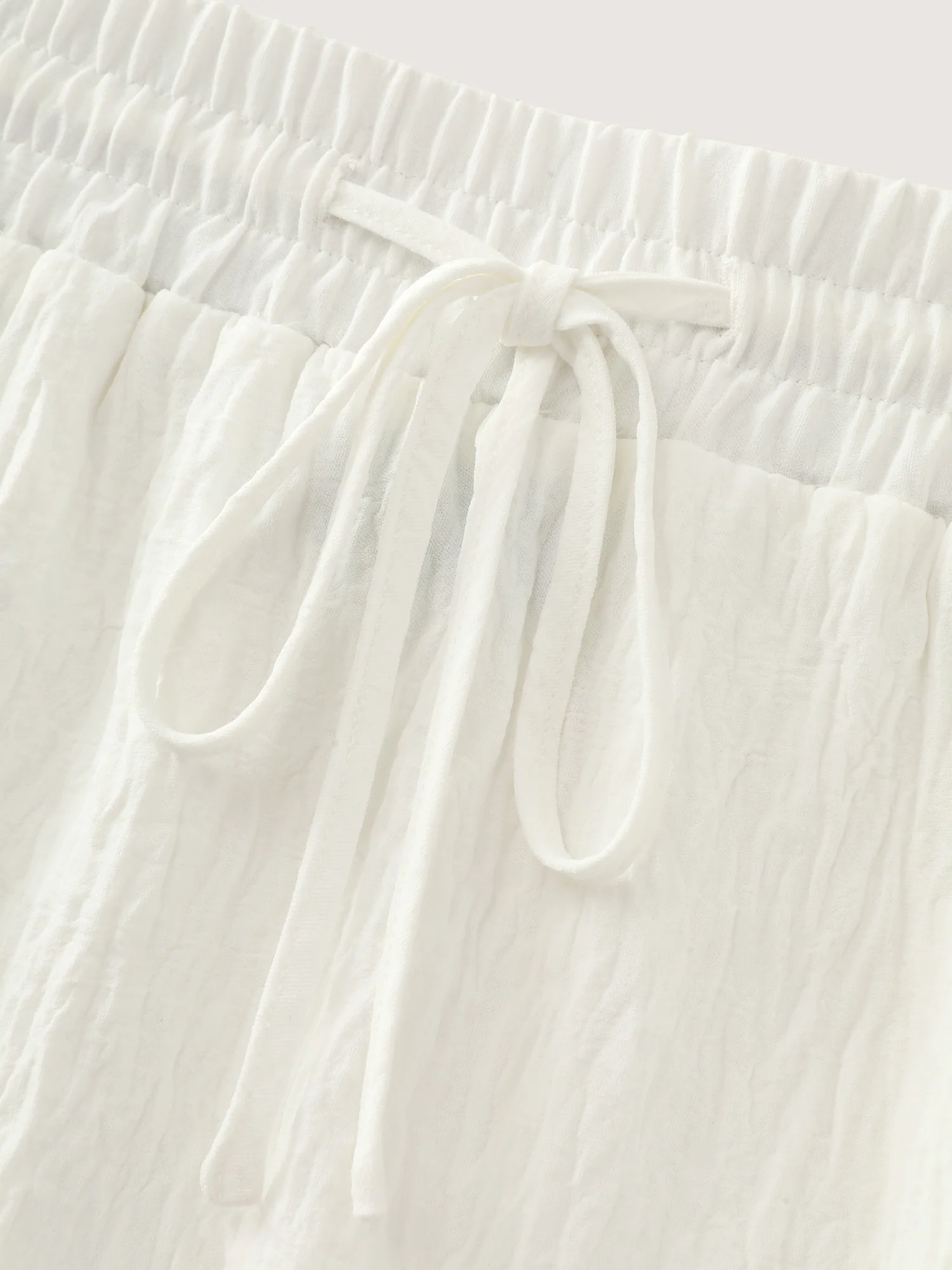 Lace Trim Tiered Drawstring Waist Maxi Skirt - Image 7