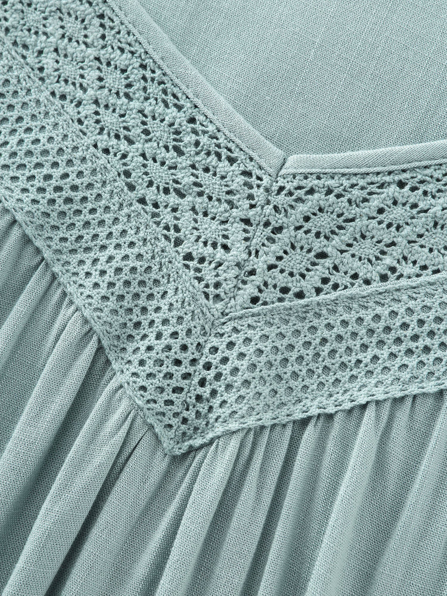 Lace Trim V-Neck Tank Top - Image 5