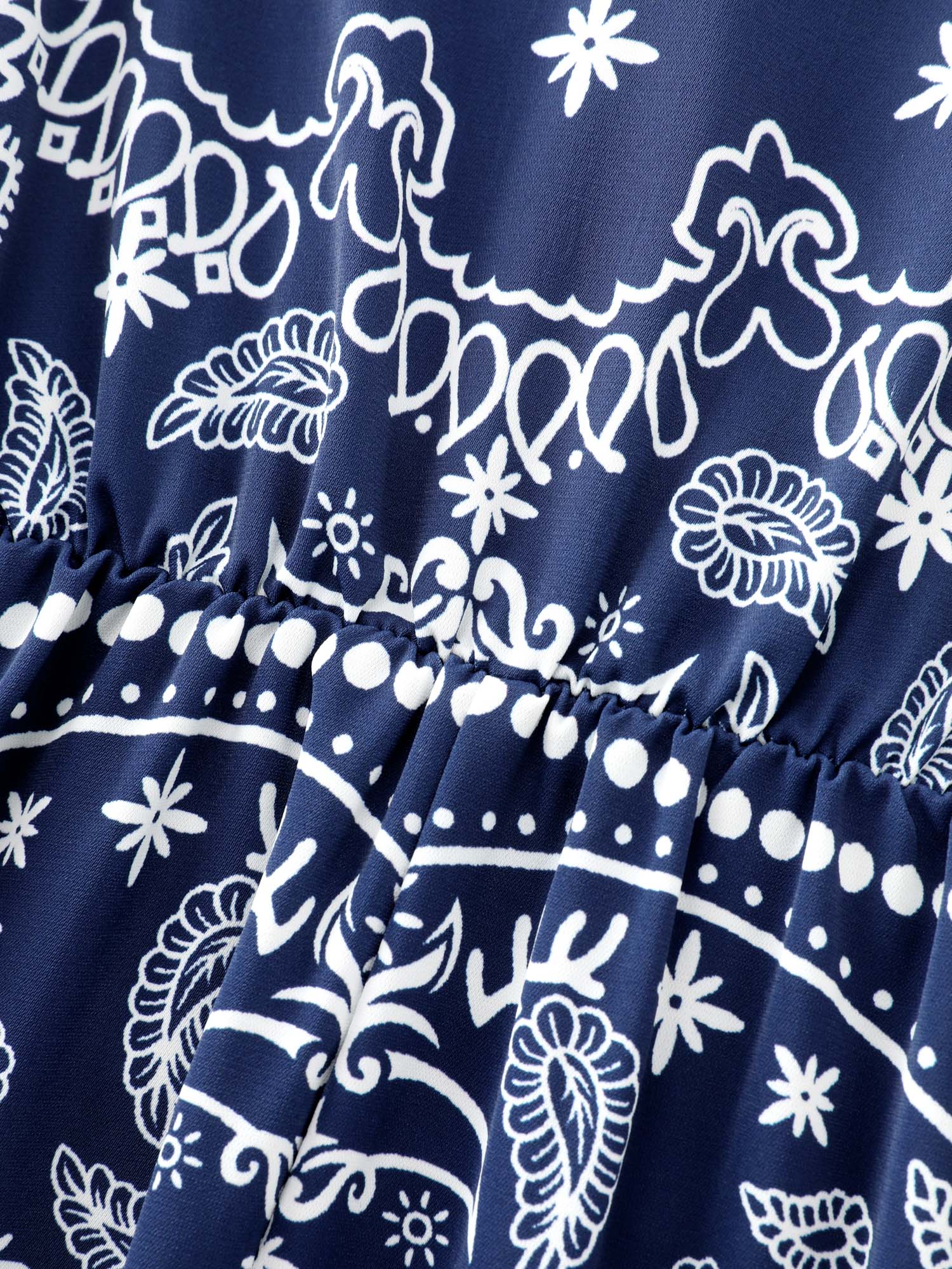 Large Floral Print Halter Neckline Maxi Dress - Image 7