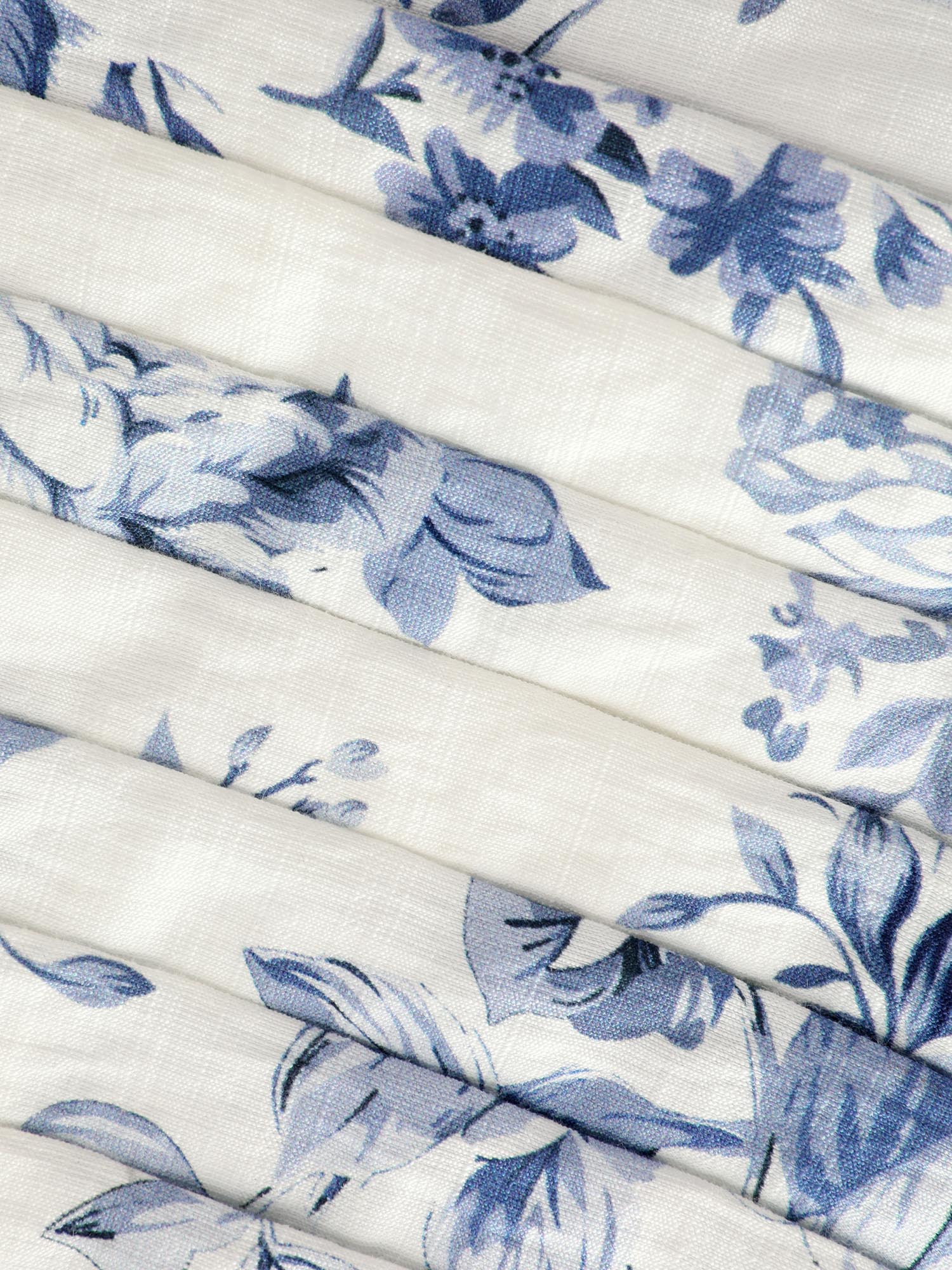 Large Floral Print Pleated Bodice Midi Dress - Image 4