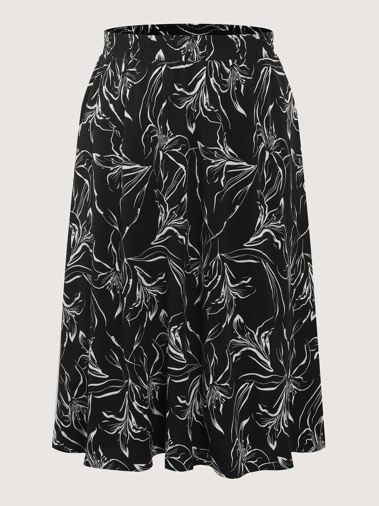 Large Floral Print Pocket Maxi Skirt - Image 6