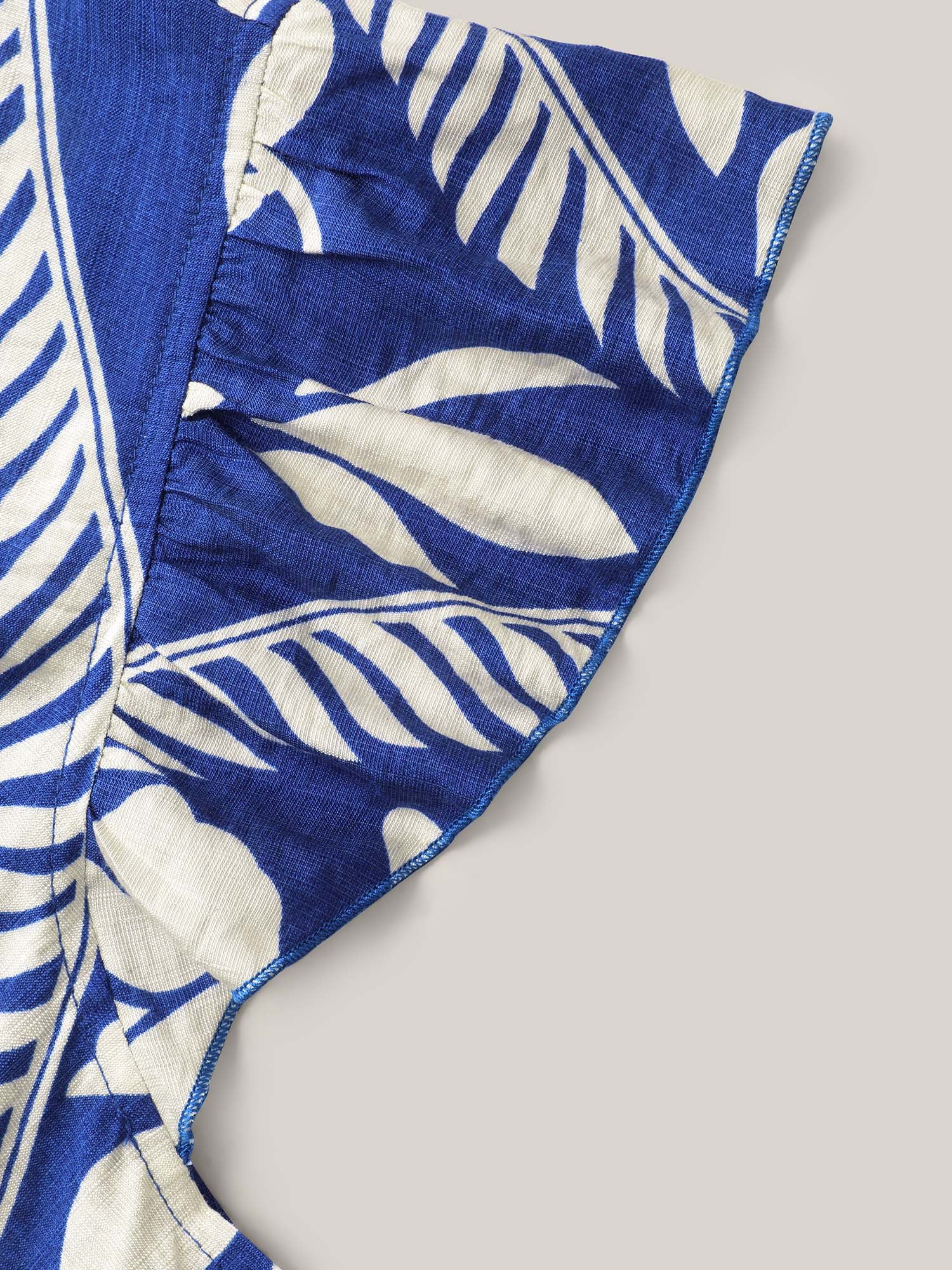 Large Floral Print Pockets Jumpsuit - Image 7