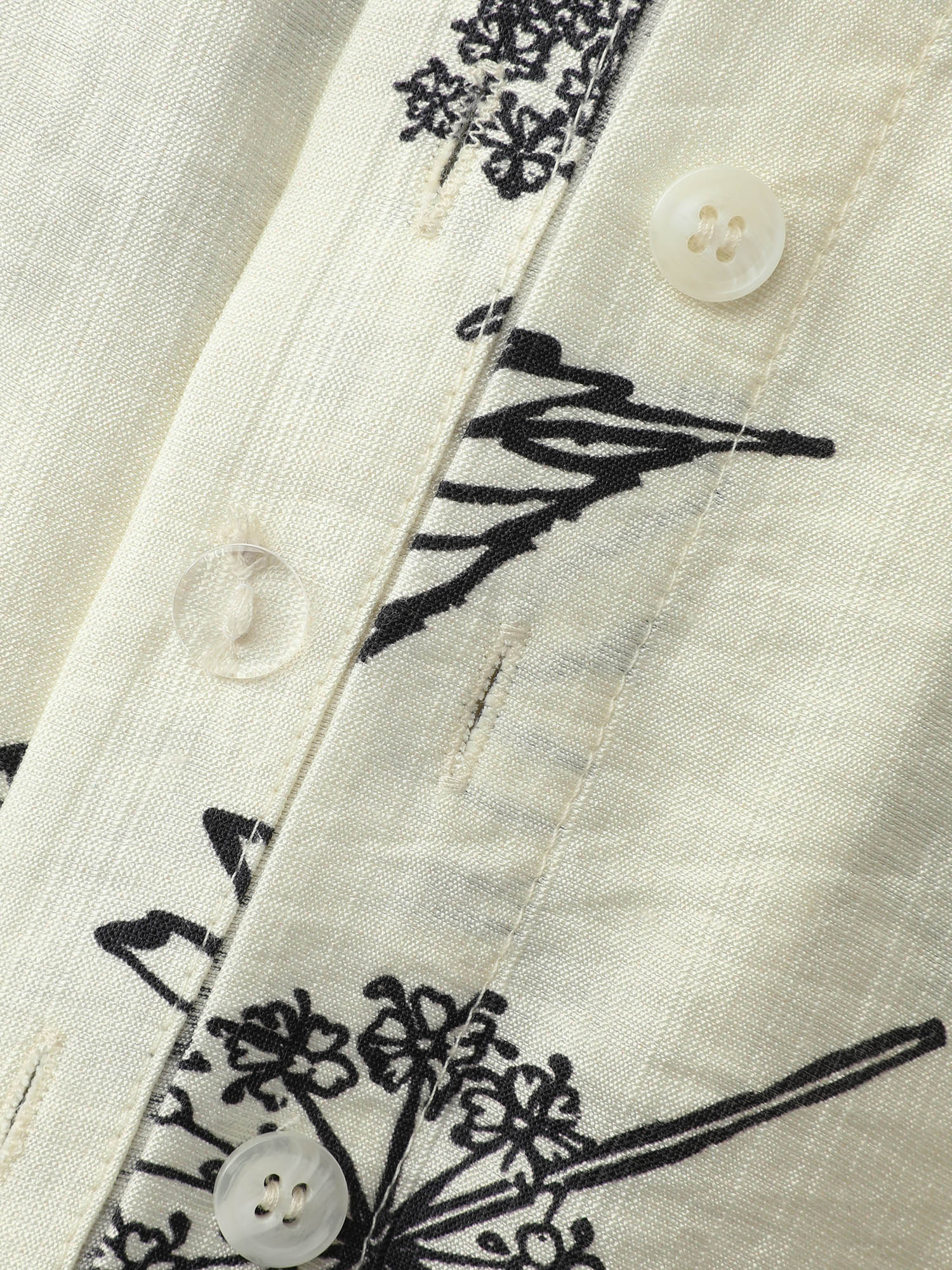 Large Fruit Print Open-Front Shirt - Image 6