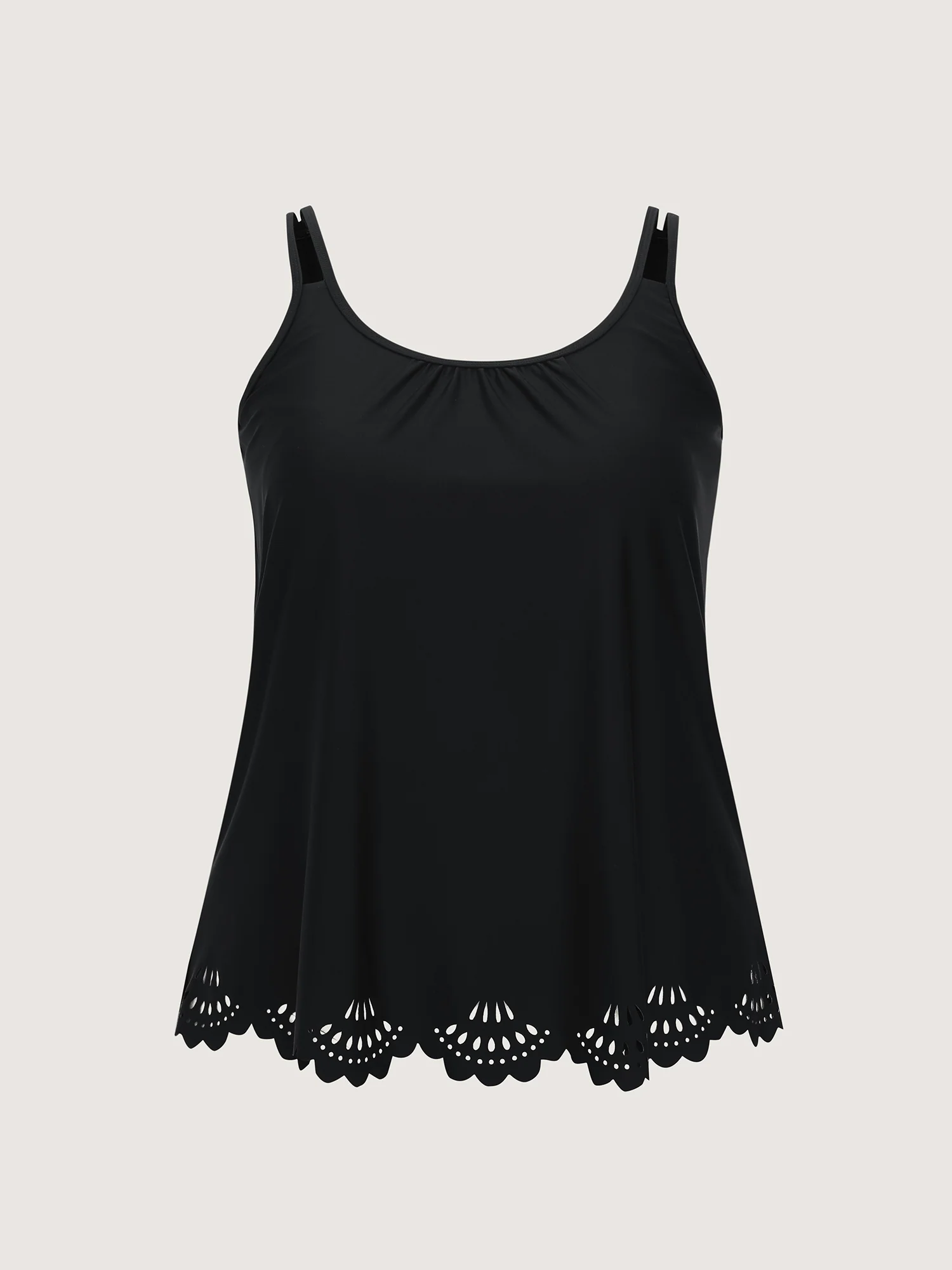 Laser Cut Relaxed-Fit Swim Top - Image 7