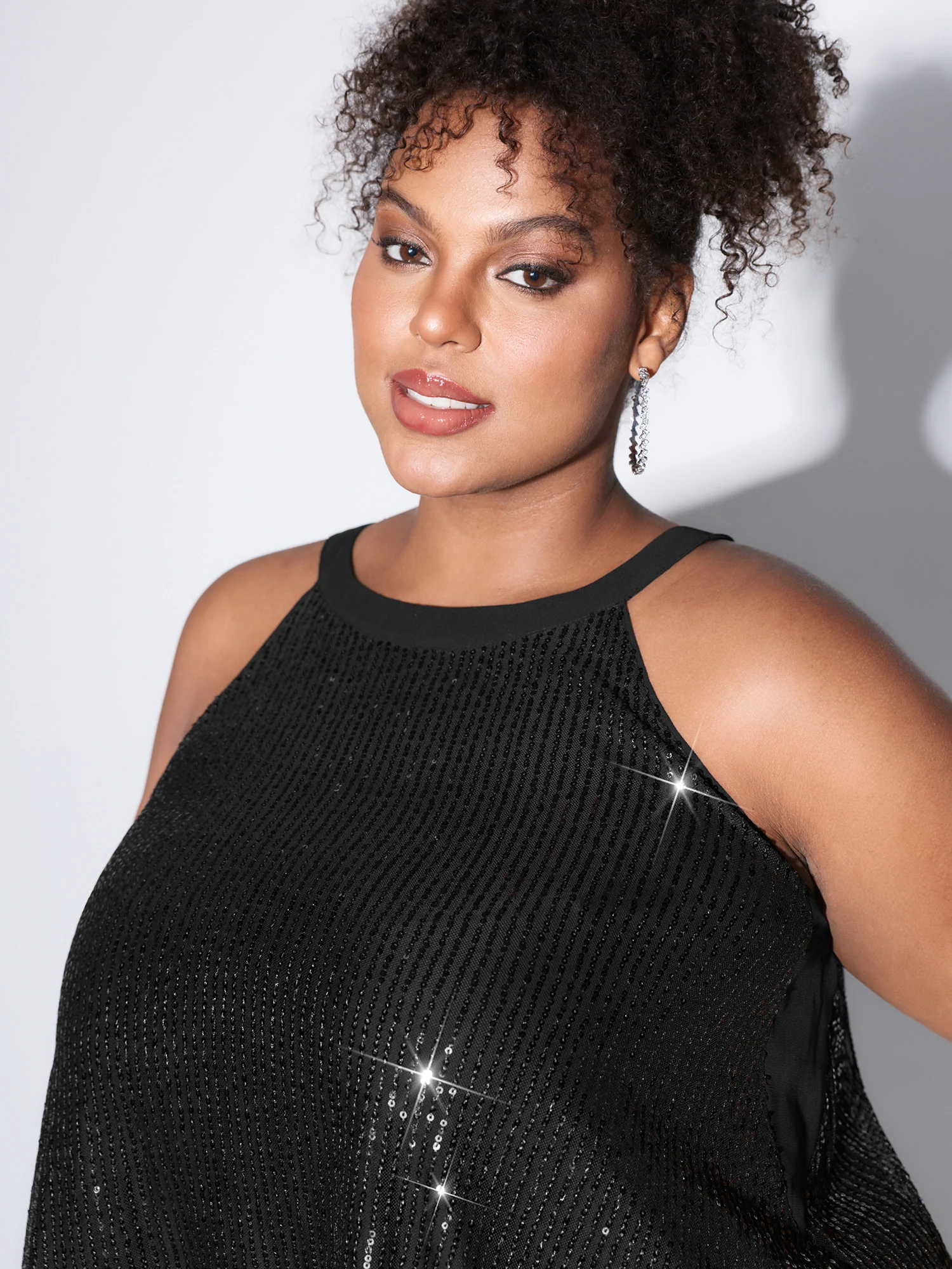 Layered High-Low Hem Tunic Tank Top - Image 2