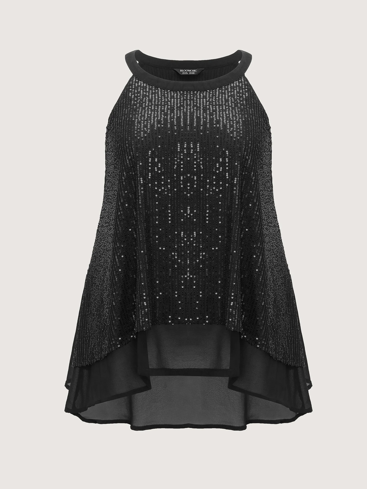 Layered High-Low Hem Tunic Tank Top - Image 6