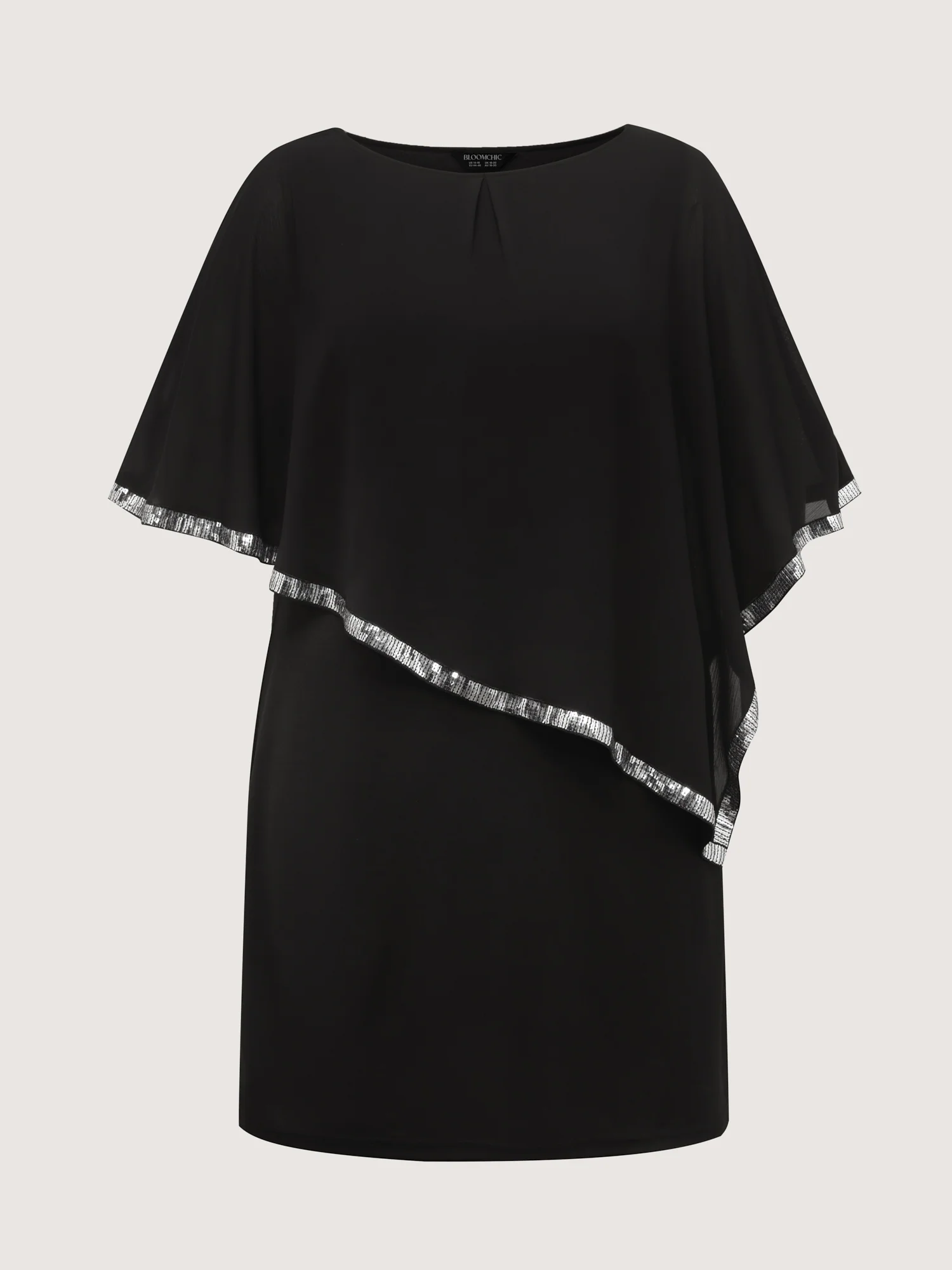 Layered Tummy-Friendly Chiffon Midi Dress - Image 7