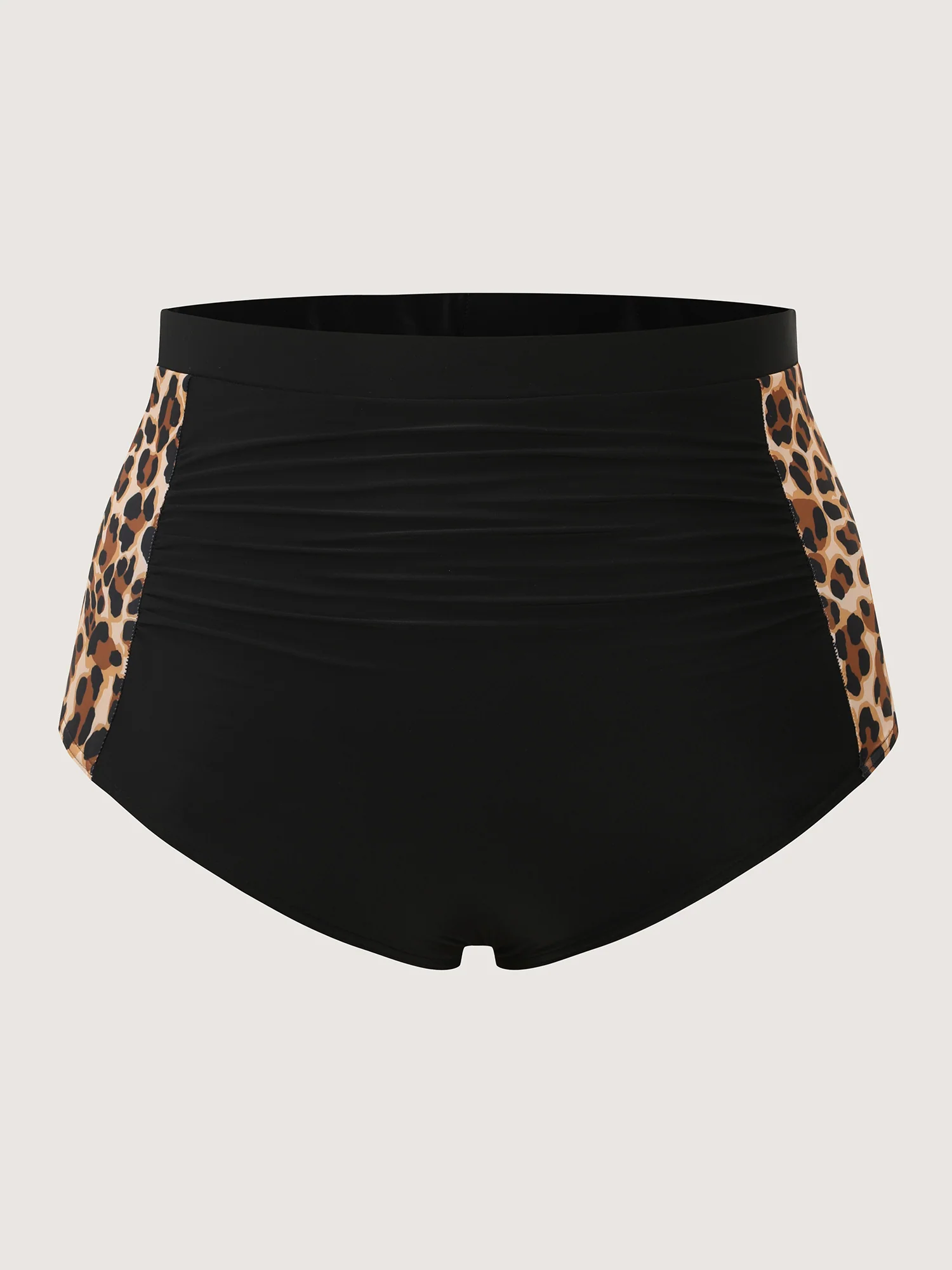 Leopard Contrast Print Bikini Bottoms - Image 6