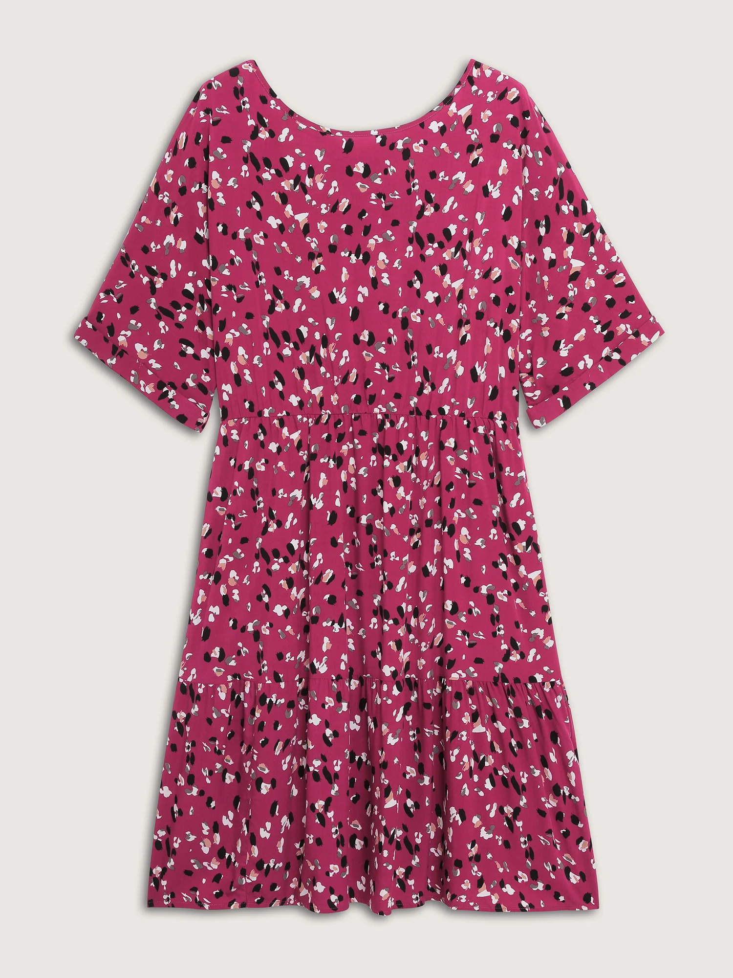 Leopard Print Backless Tie Pockets Mini Dress - Image 7
