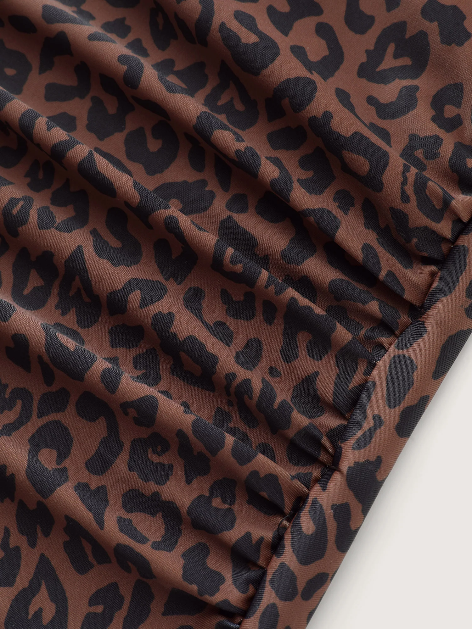 Leopard Print Channel Drawstring One-Piece Swimsuit - Image 5