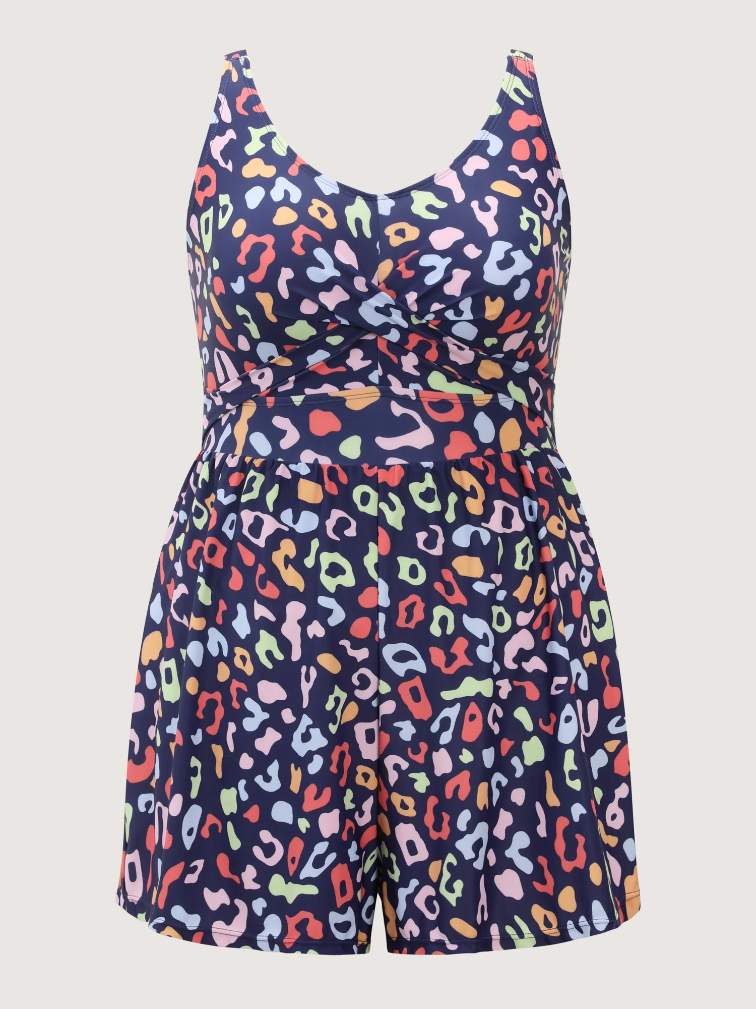 Leopard Print Chlorine Resistant One-Piece Swimsuit - Image 7