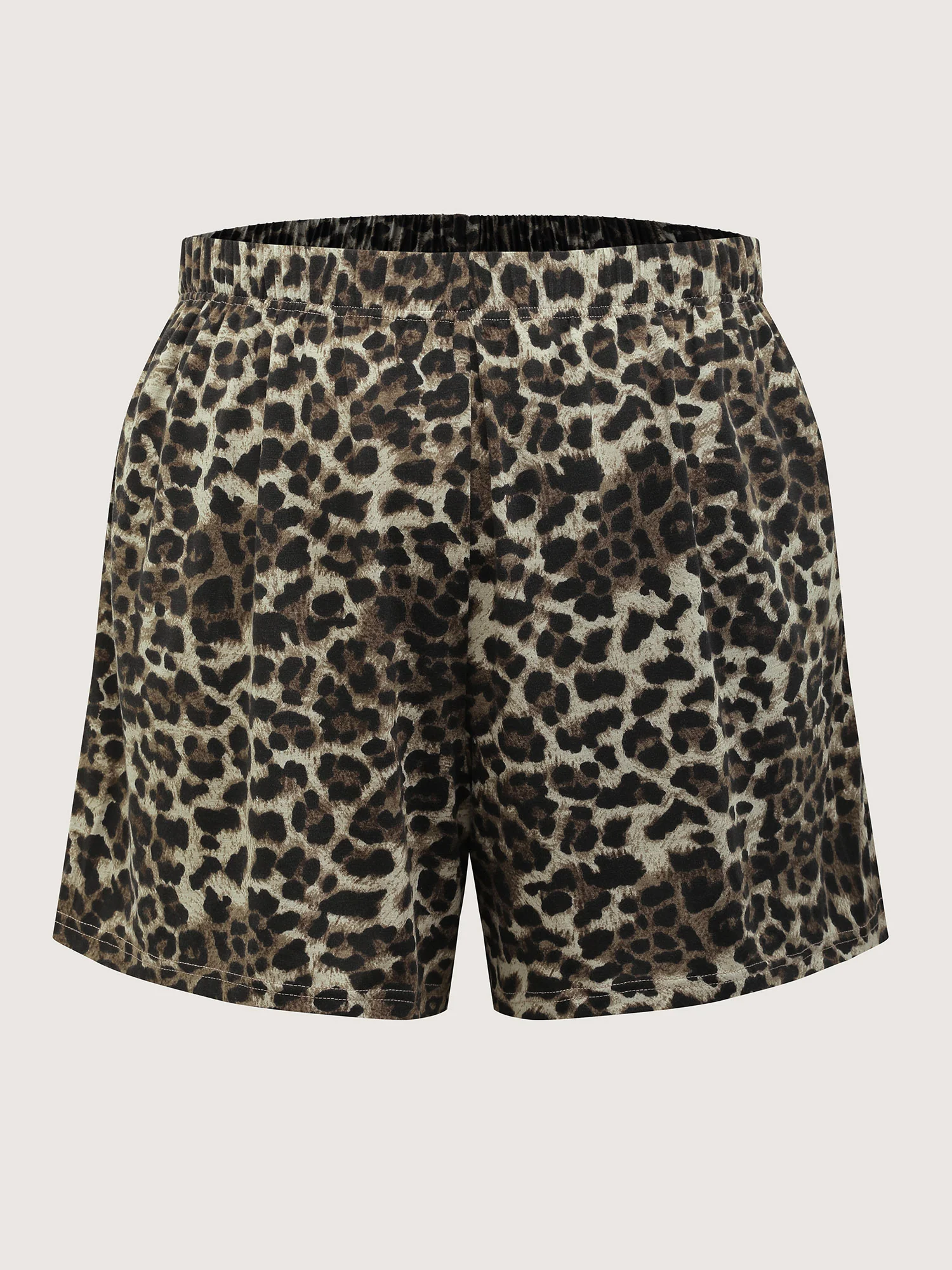Leopard Print Contrast Lounge Set - Image 11