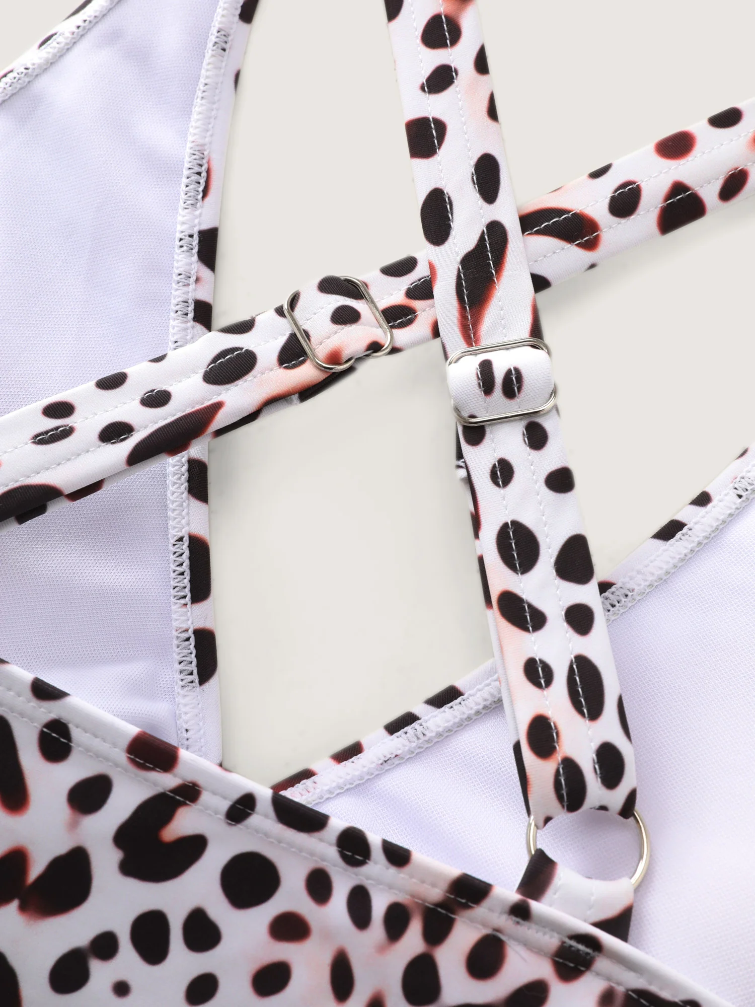 Leopard Print Hips Coverage Swim Dress - Image 10