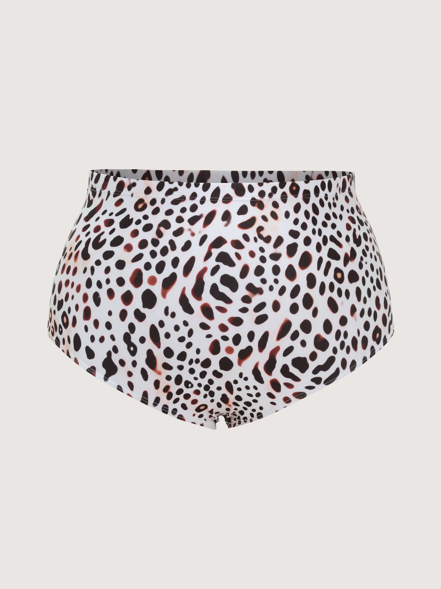 Leopard Print Hips Coverage Swim Dress - Image 8