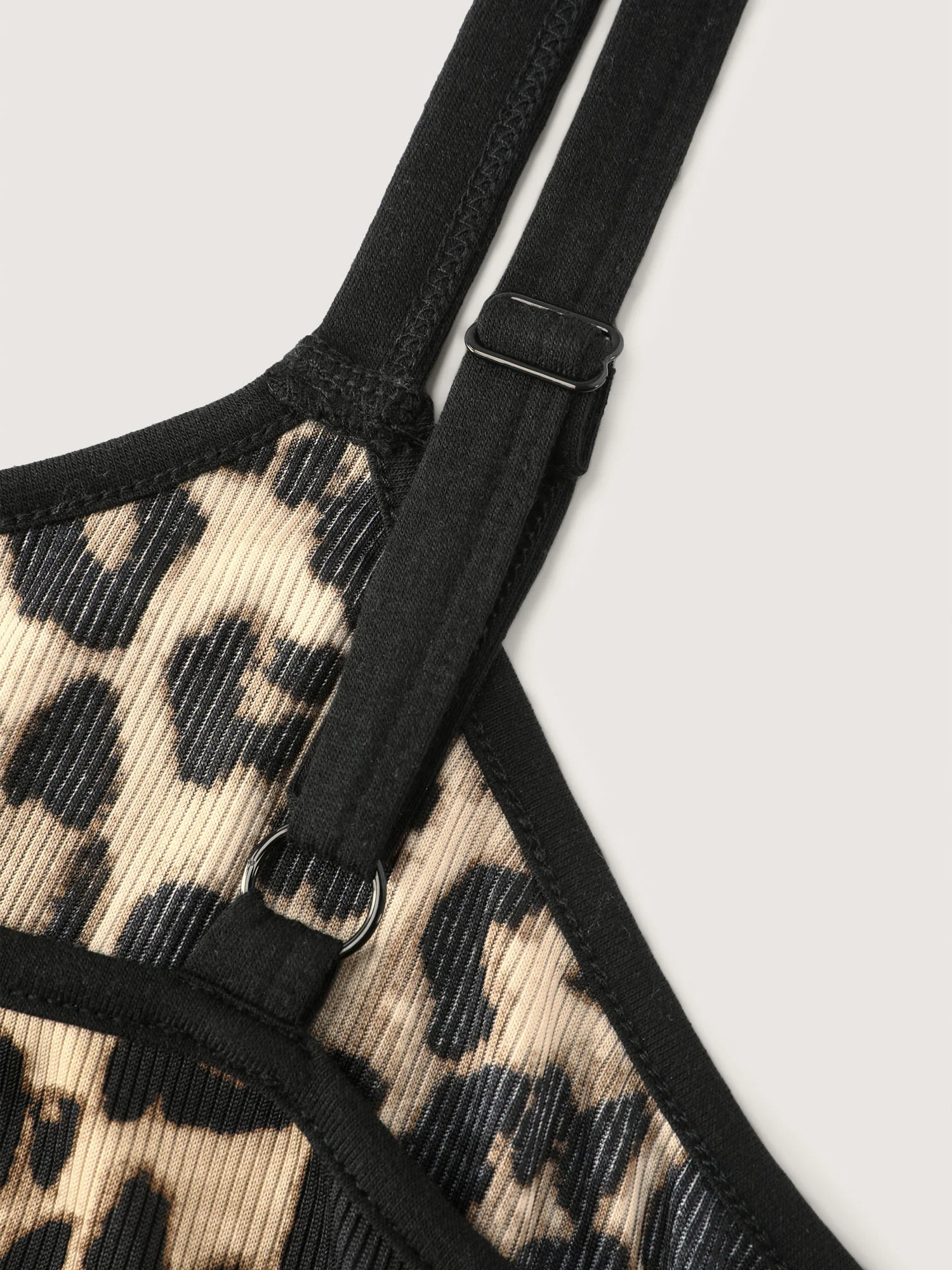 Leopard Print Scoop Neck Tank Top - Image 5