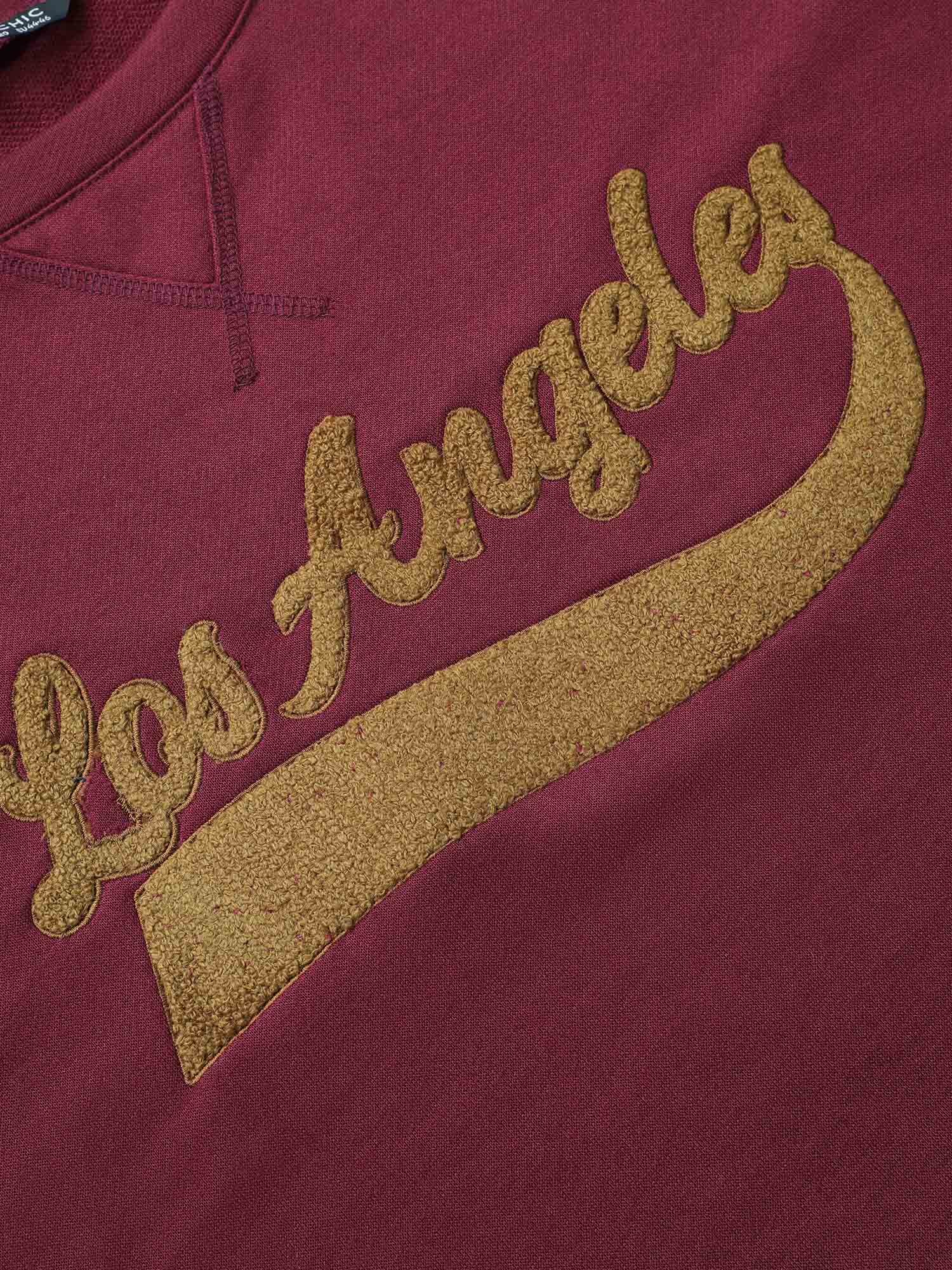 Letter Graphic Towel Embroidered Sweatshirt - Image 6
