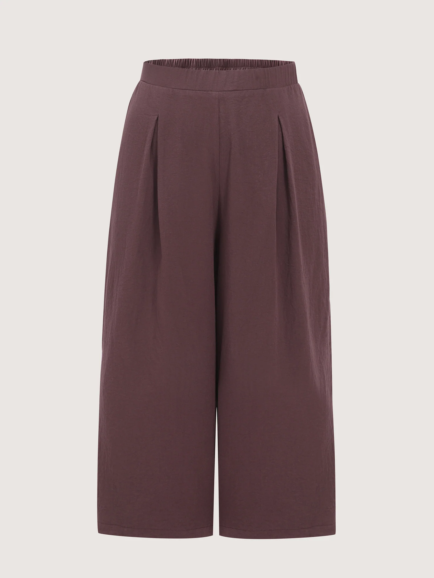 Linen Blend Pleated Relaxed-Fit Pants - Image 8