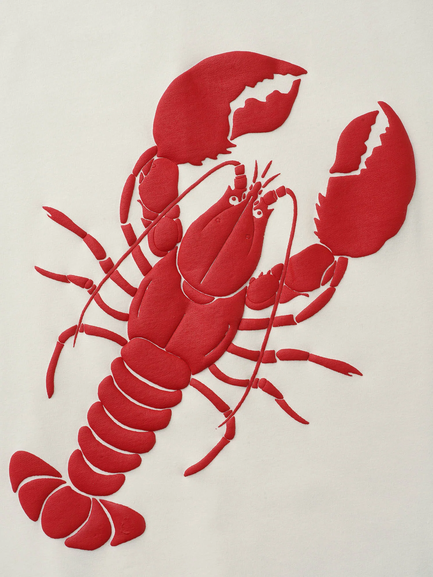 Lobster Pattern Round Neck Sweatshirt - Image 6