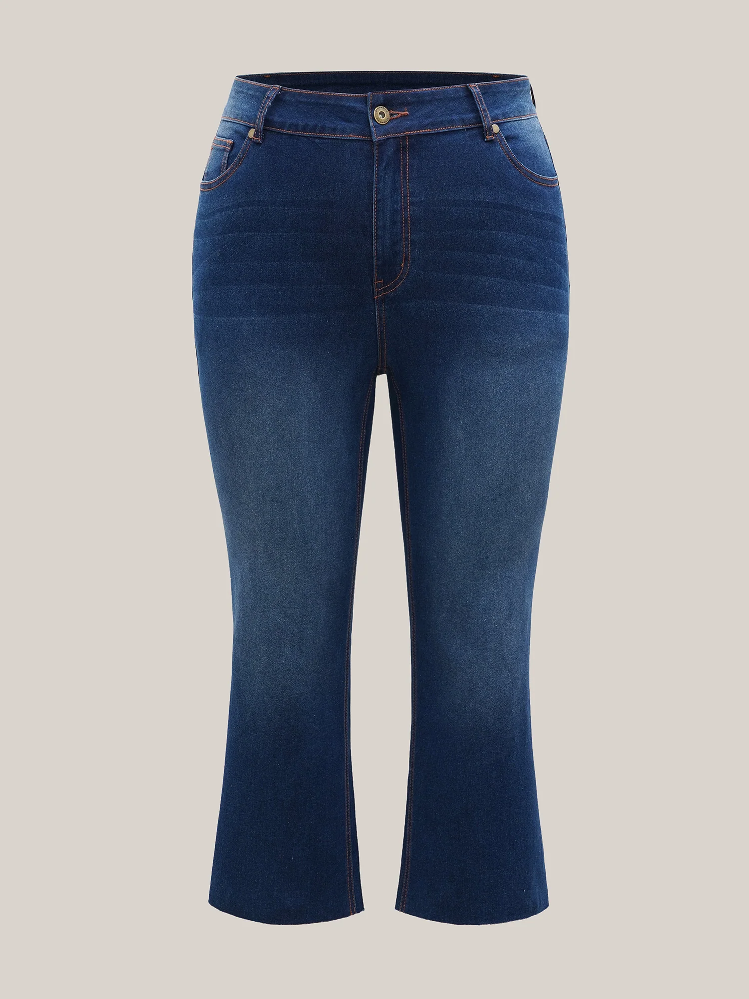 Loose Frayed Hem Crop Jeans - Image 8